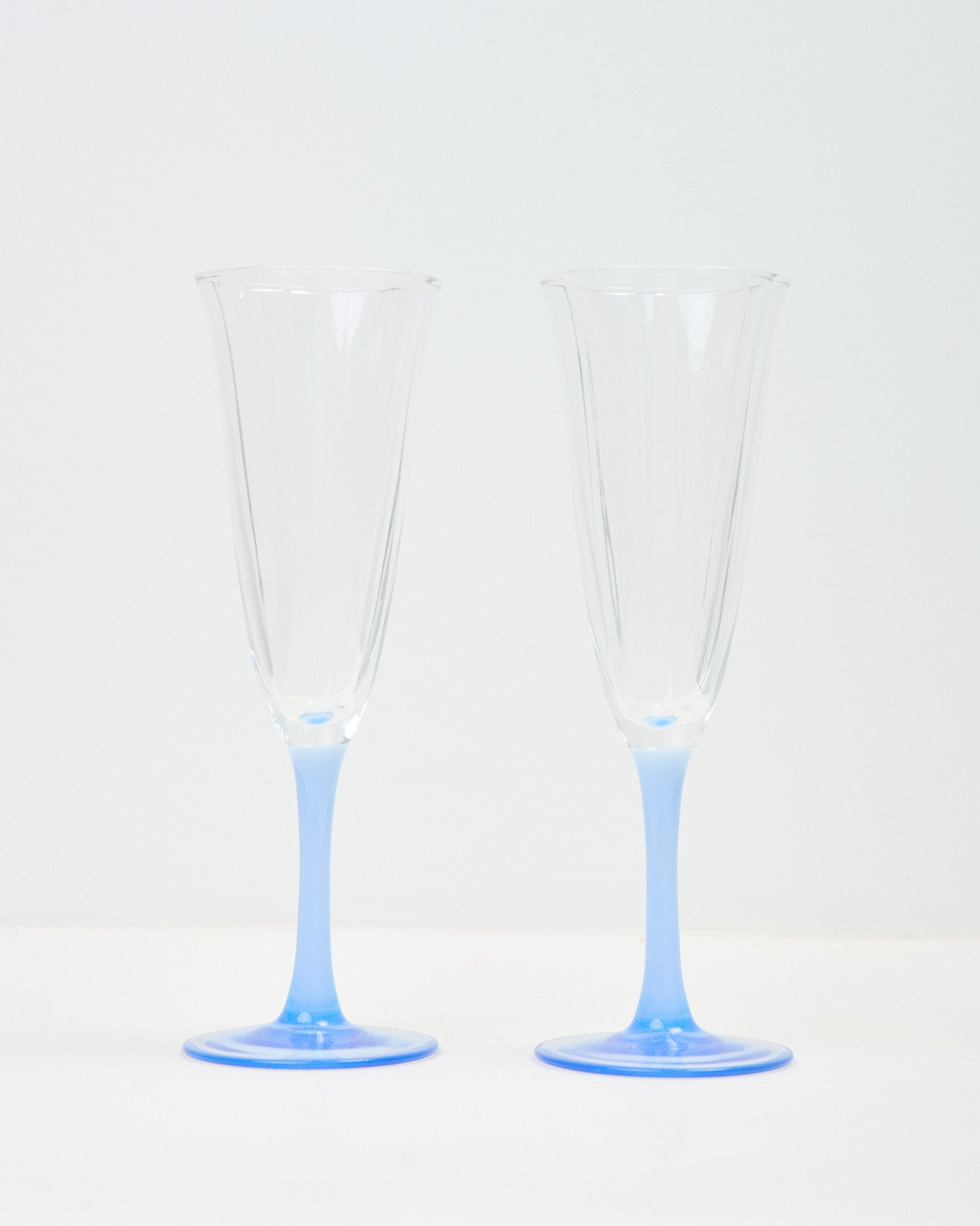Coupes de champagne bicolores, 1980s