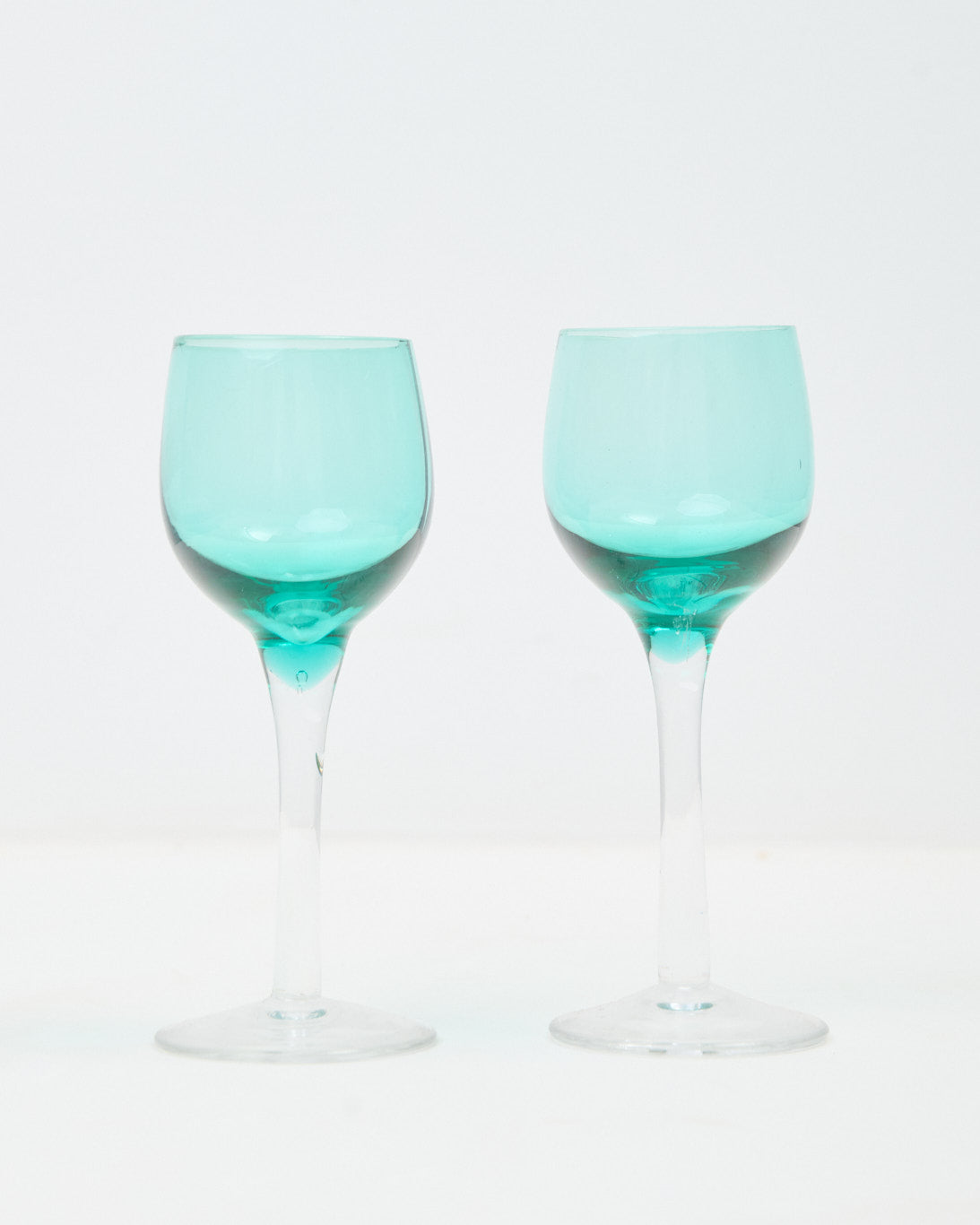 Verres à liqueur bicolores (4)