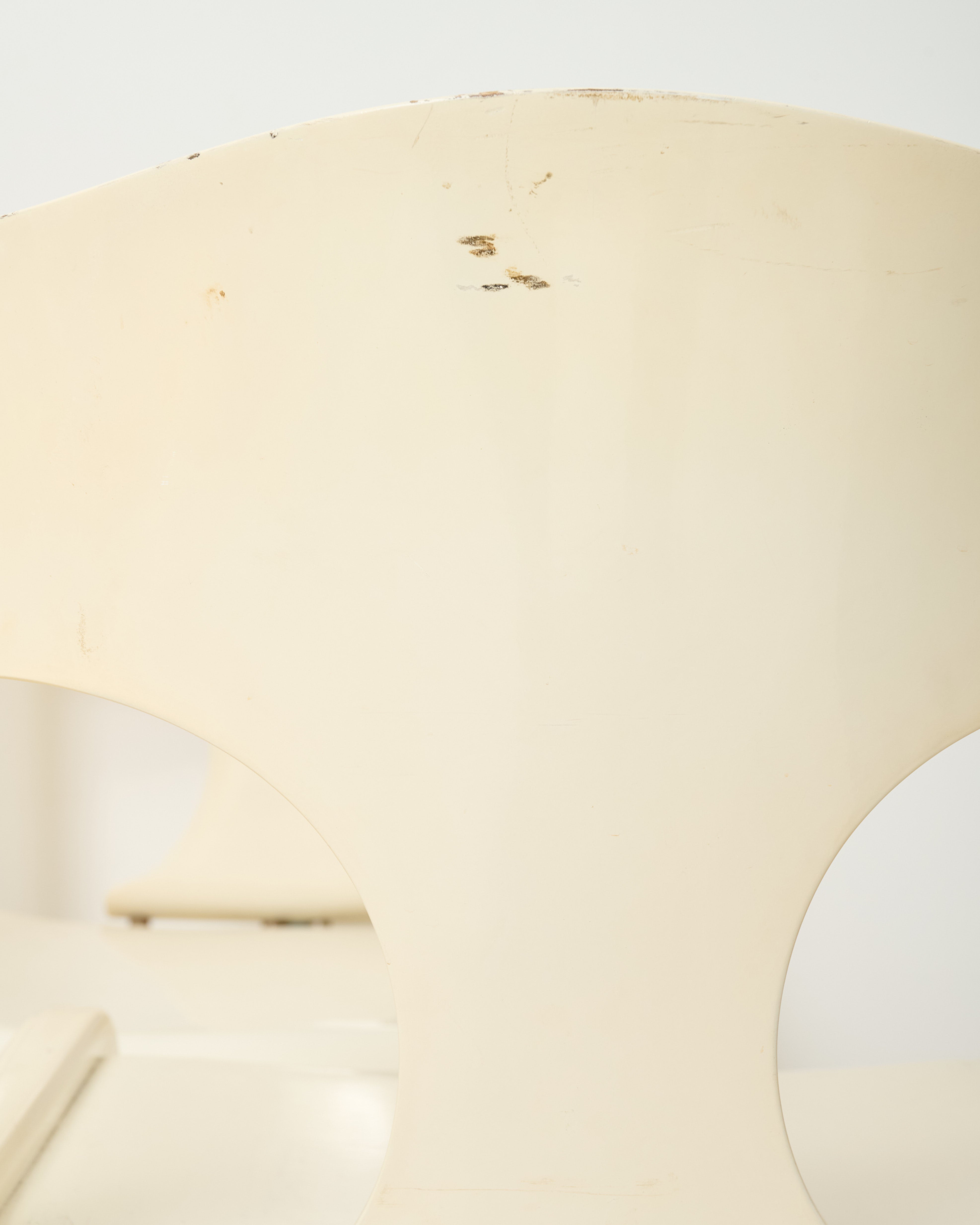 Lacquered wooden chairs (6), Augusto Savini, Pozzi, 1968