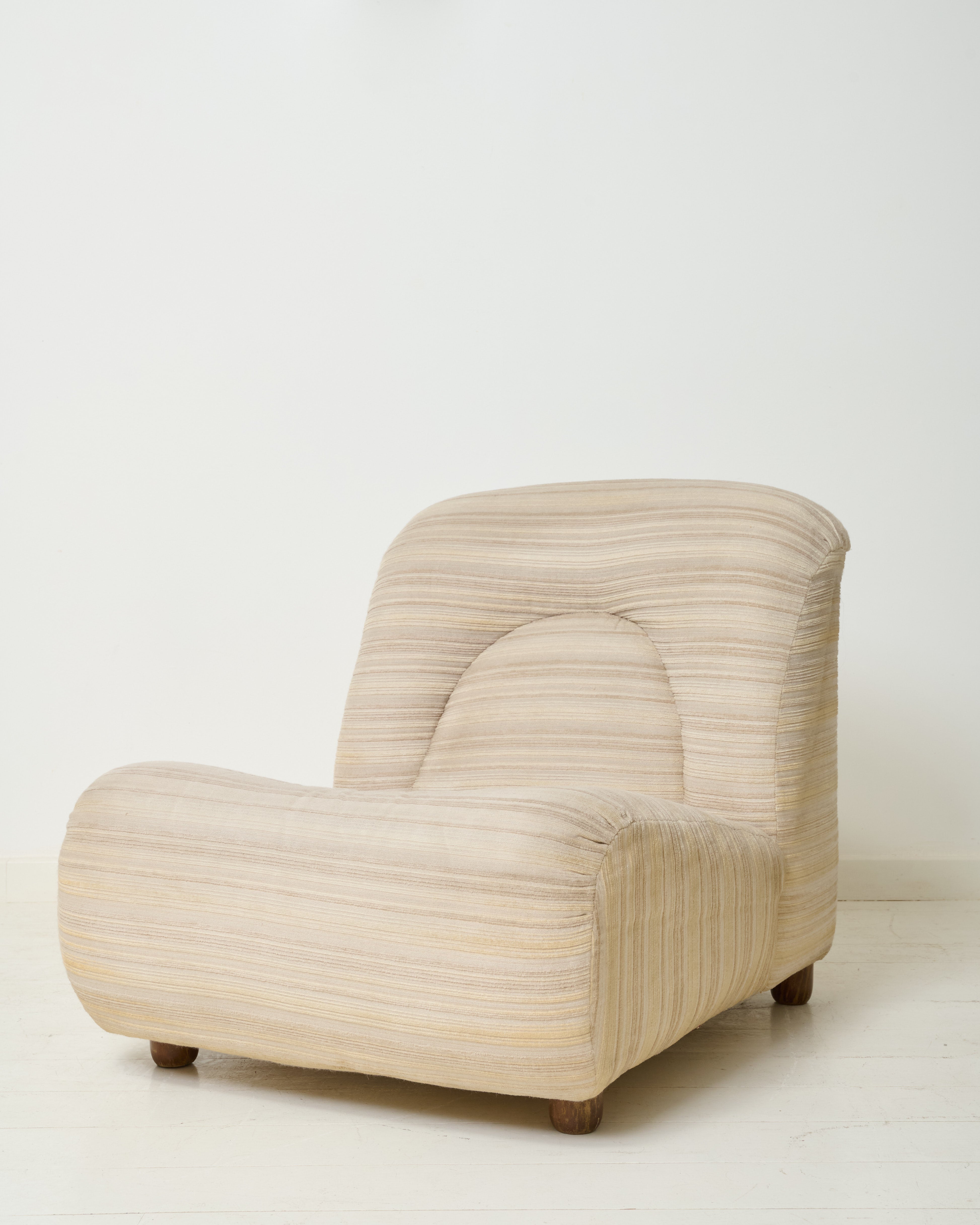 Canapé beige modulable, Space age, Italie, 1970s