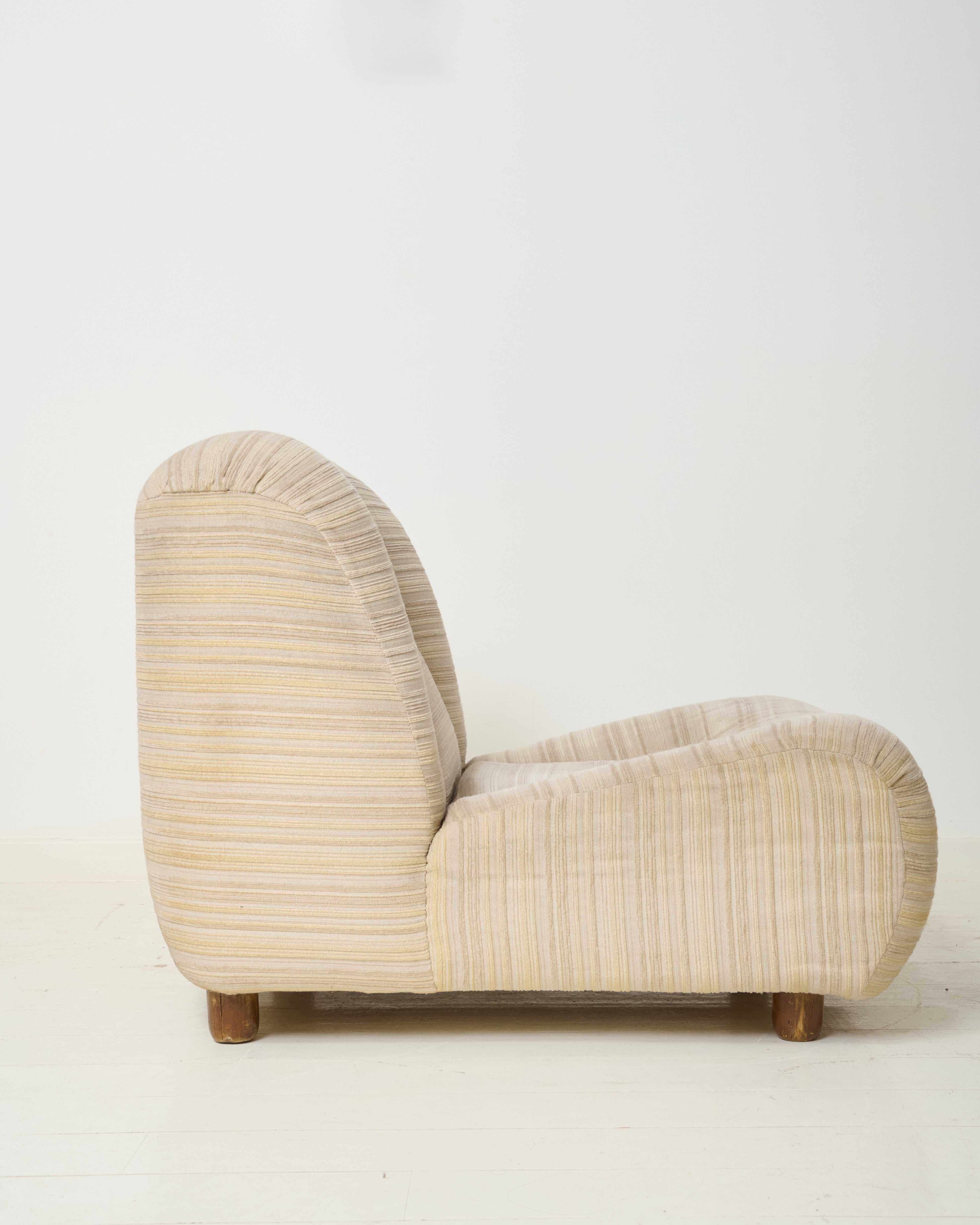 Canapé beige modulable, Space age, Italie, 1970s