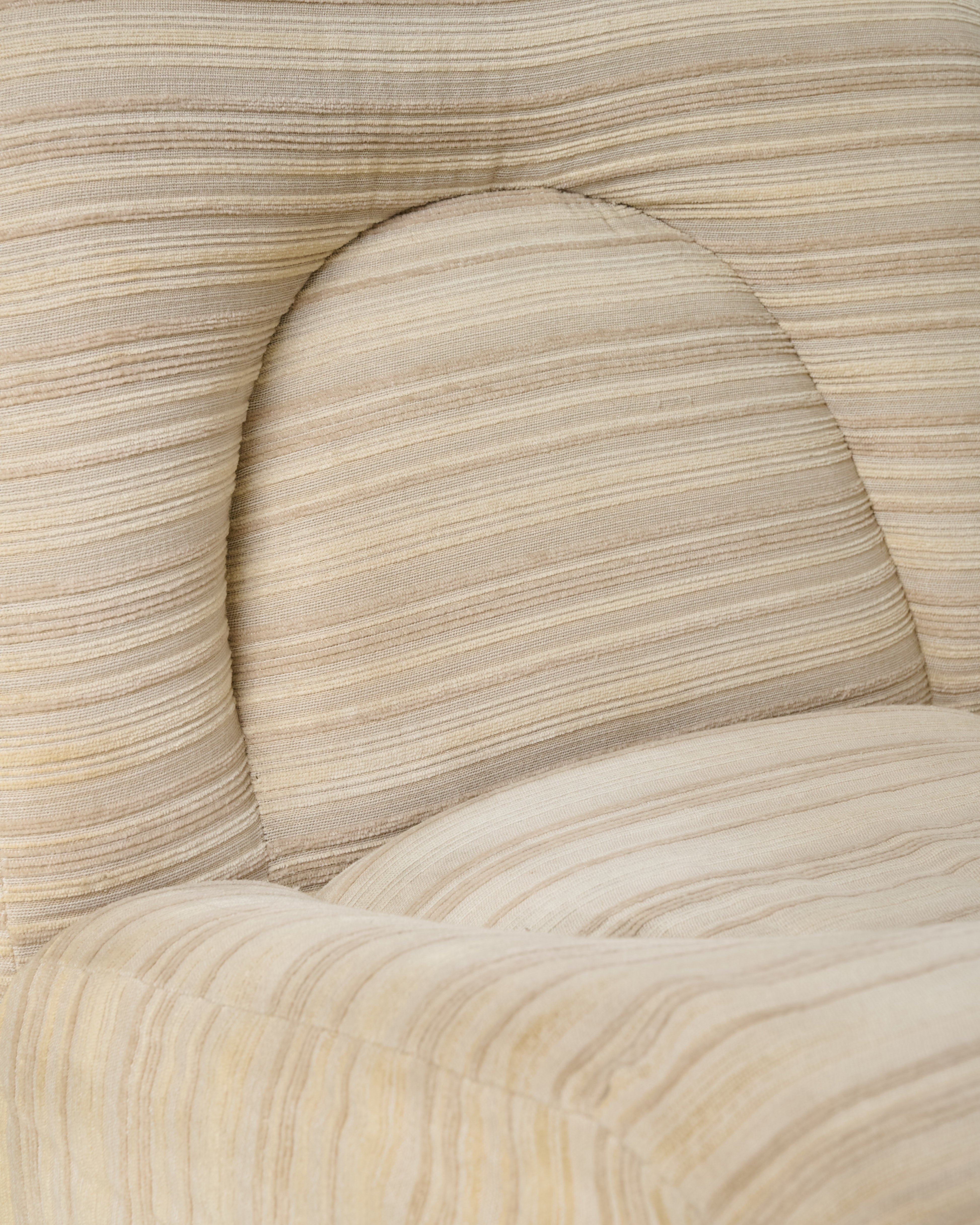 Canapé beige modulable, Space age, Italie, 1970s