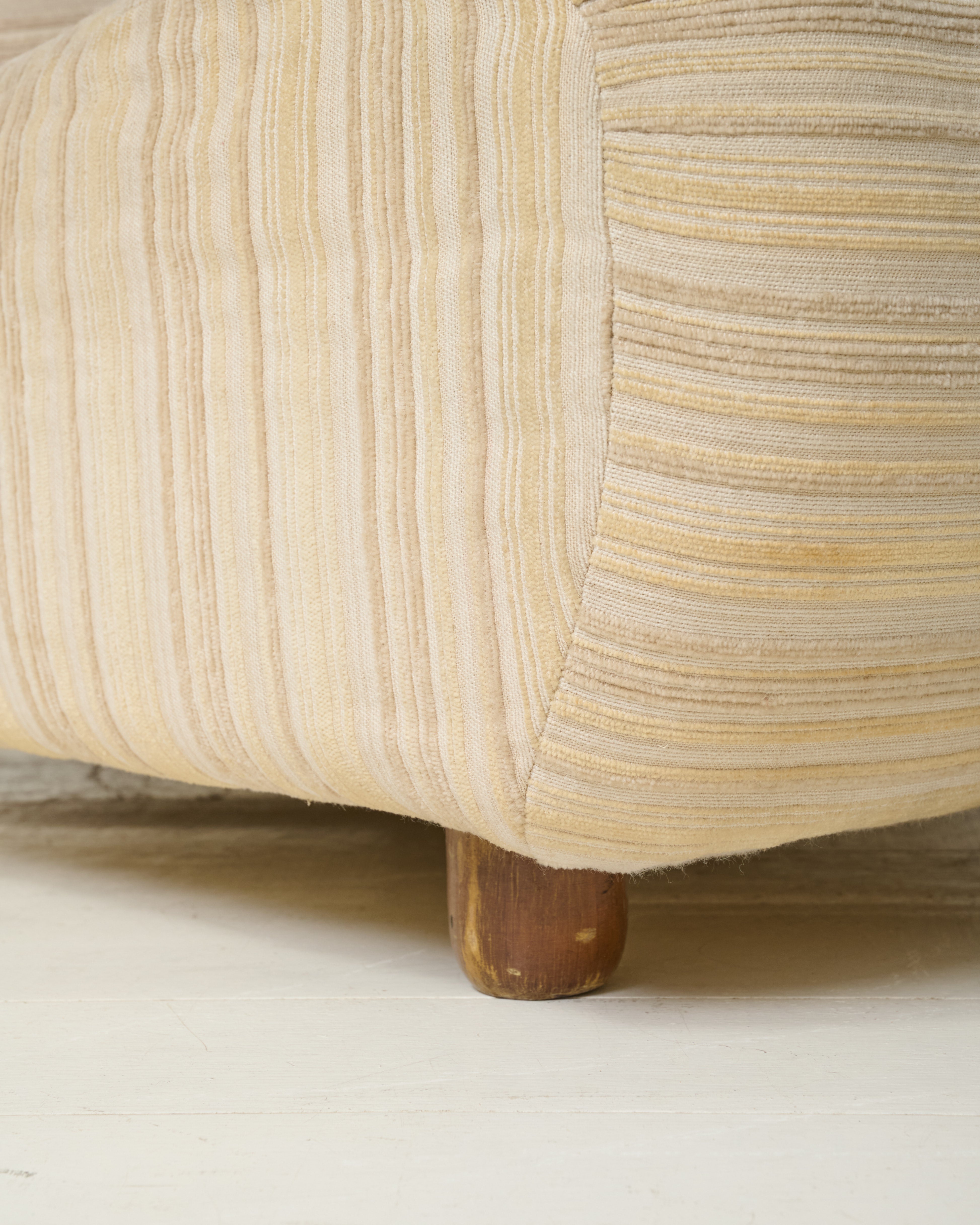 Canapé beige modulable, Space age, Italie, 1970s