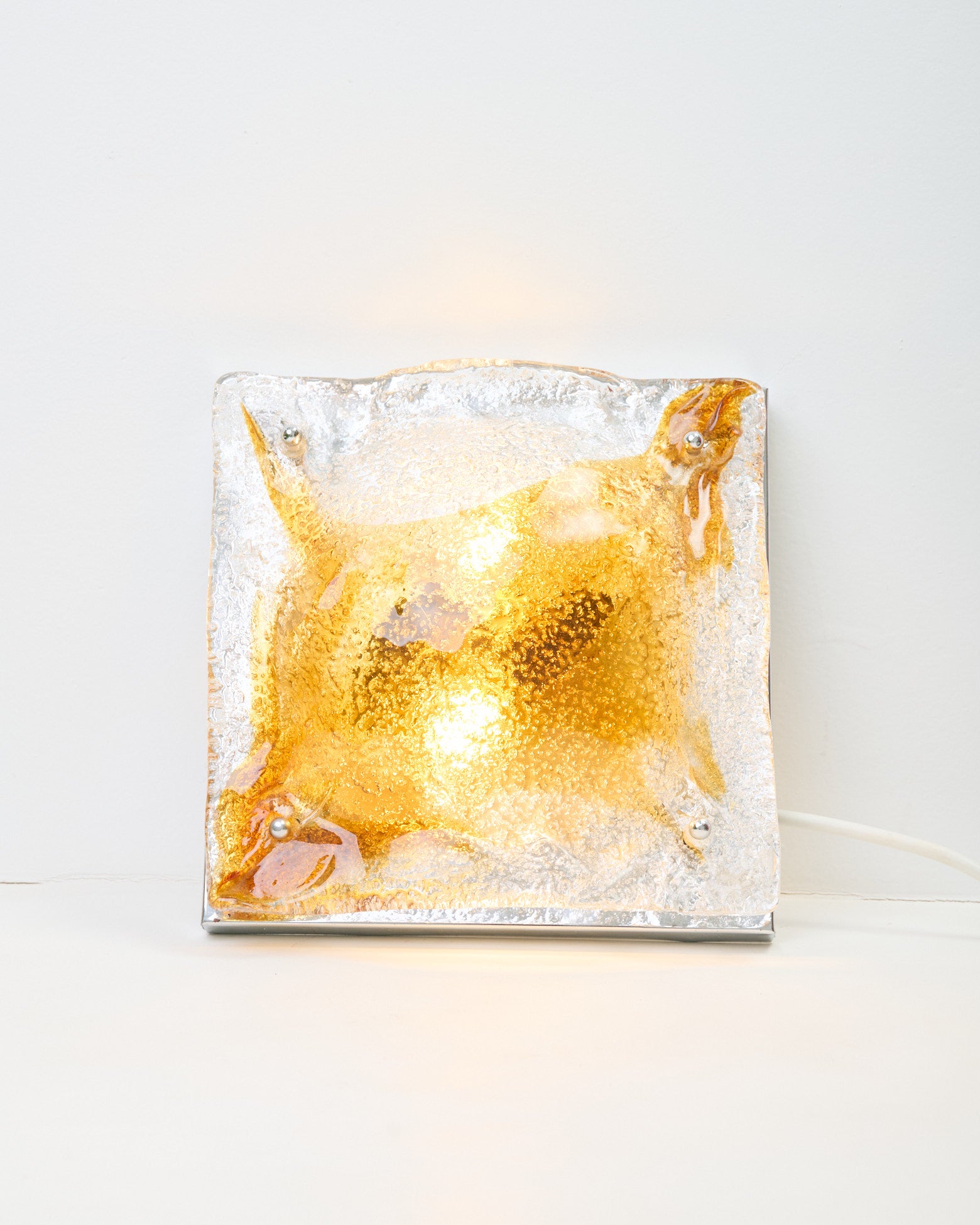Applique en verre de Murano, T. Zuccheri, Mazzega, 1970s