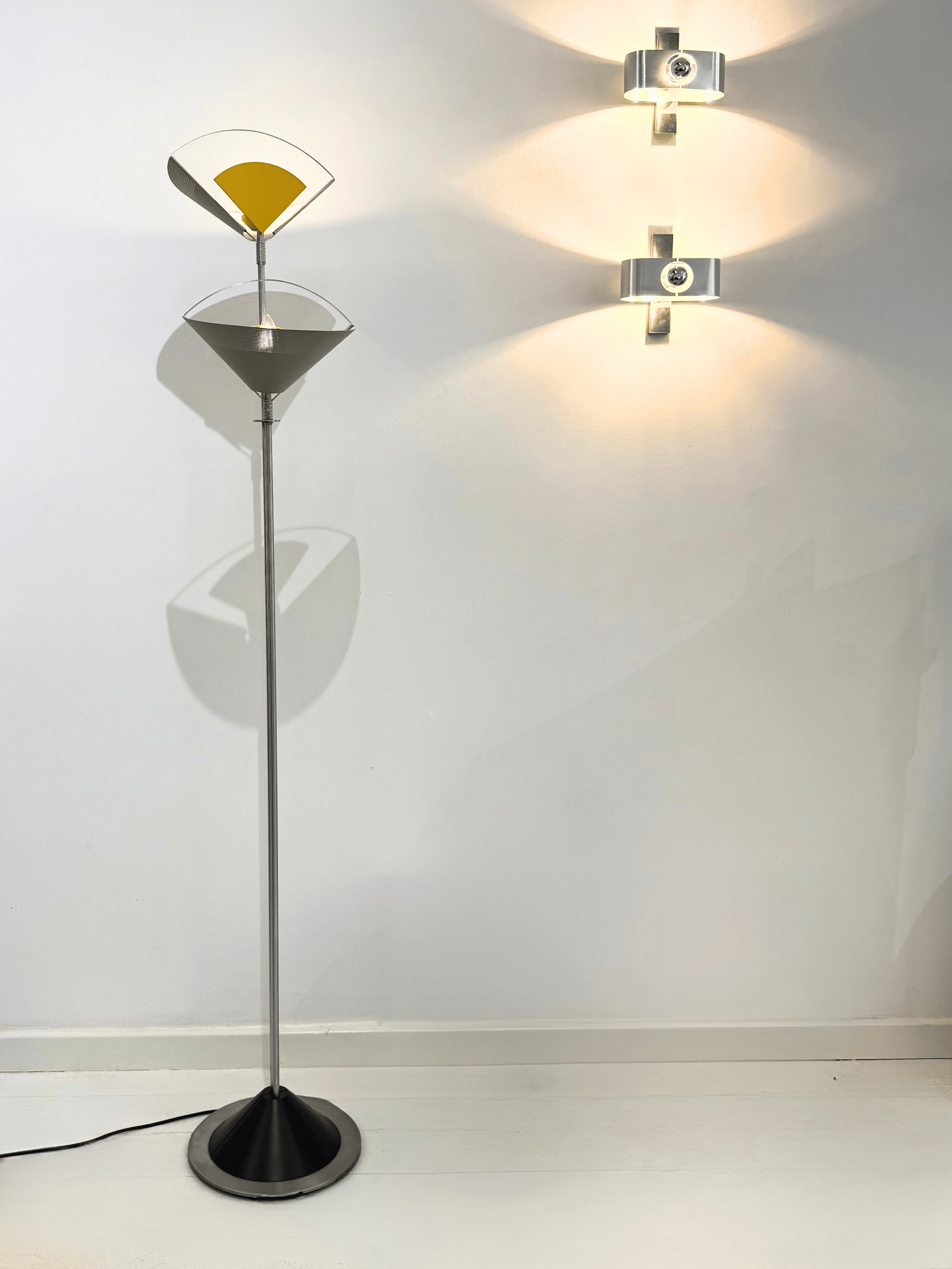 Lampadaire "Sintheto Terra D", F. Porsche, Luci Italia, 1984