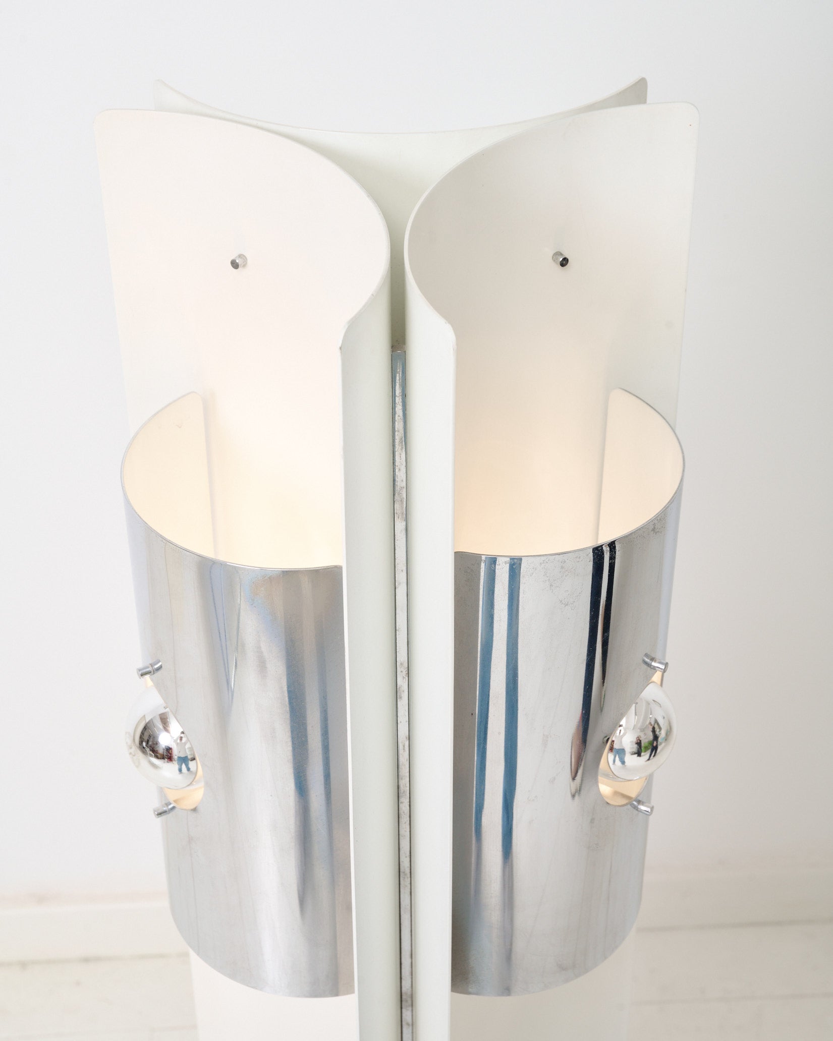 Lampadaire trois feux Space Age, Italie,  1970s
