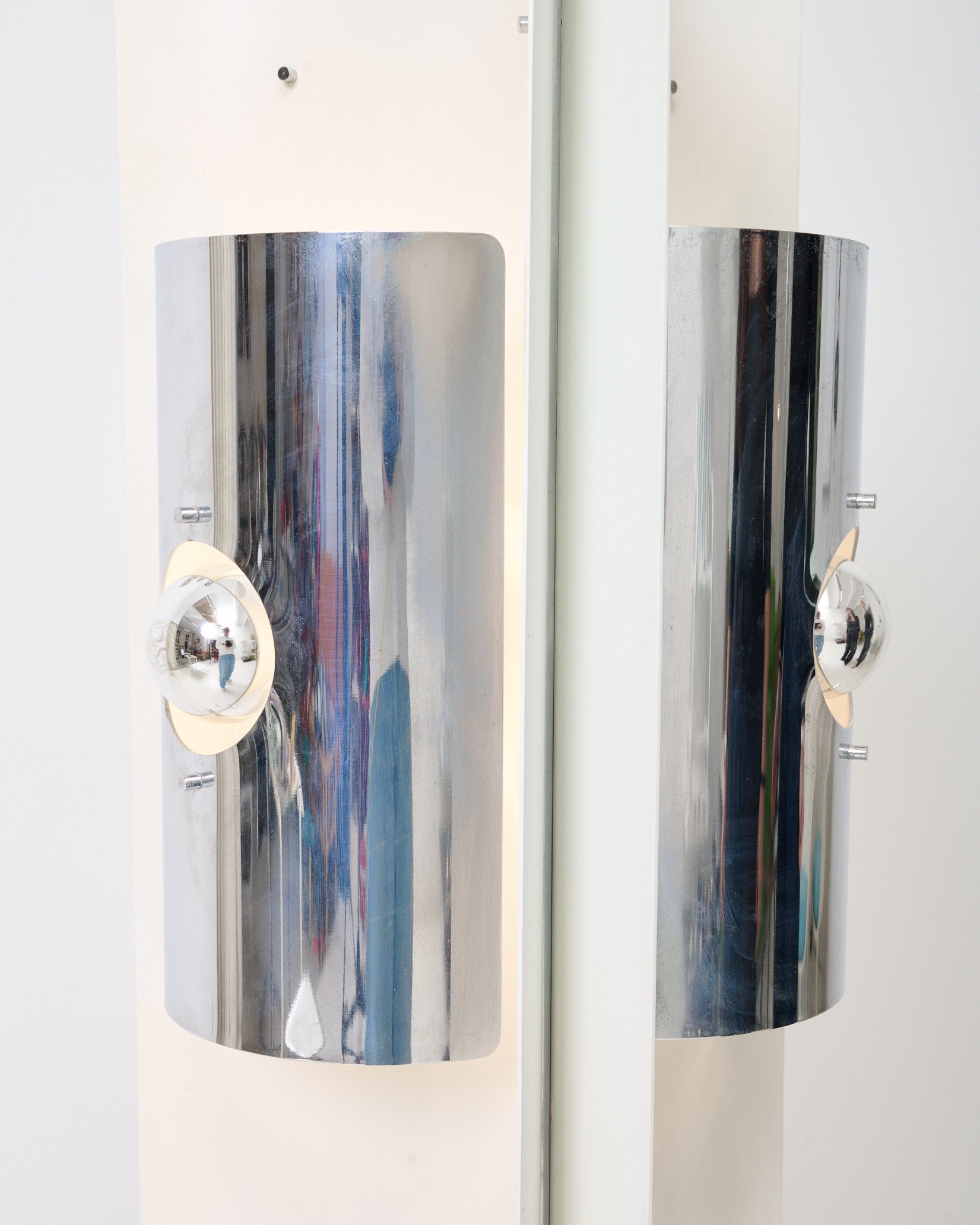 Lampadaire trois feux Space Age, Italie,  1970s