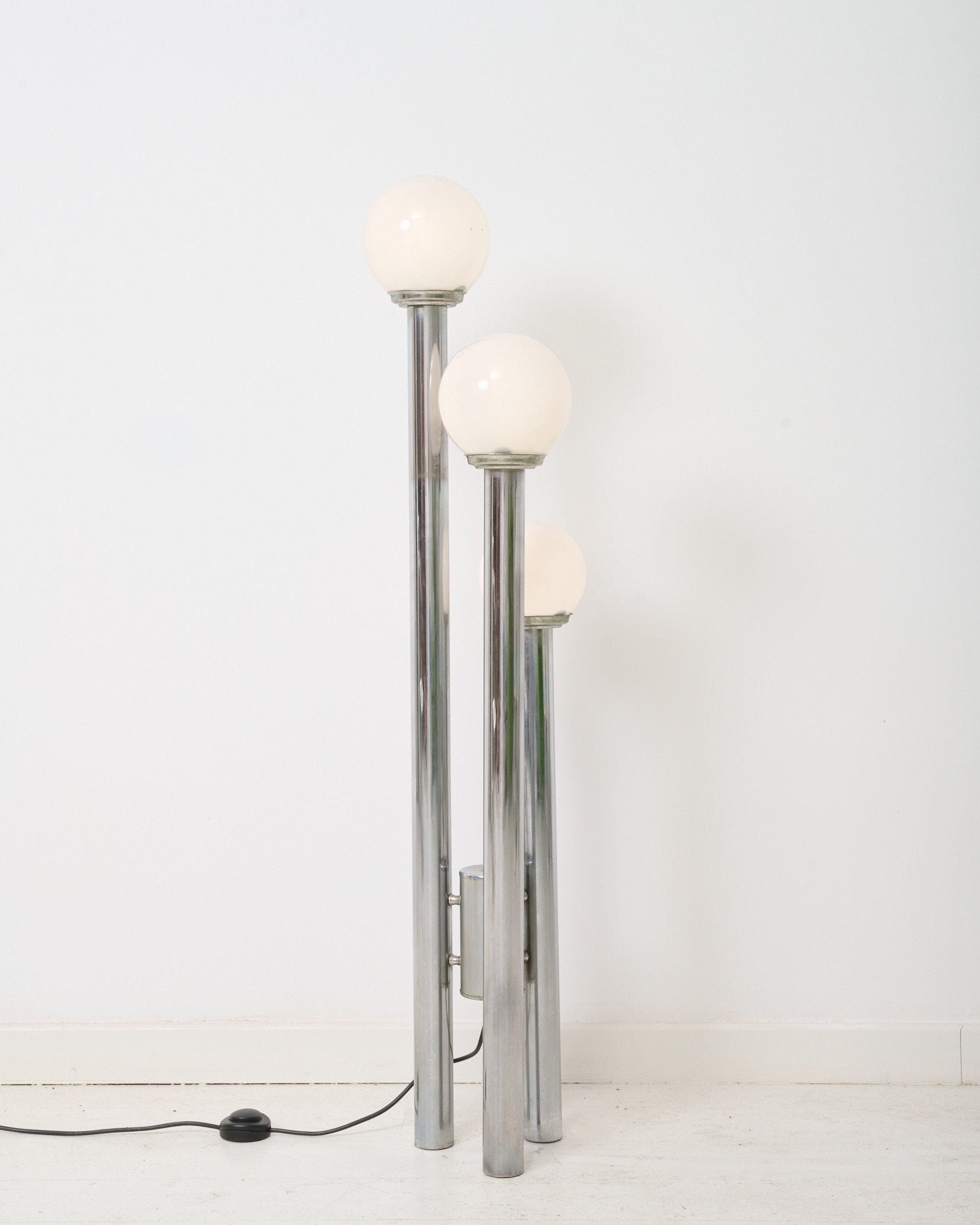 Lampadaire trio d'opalines, Space age, 1960s