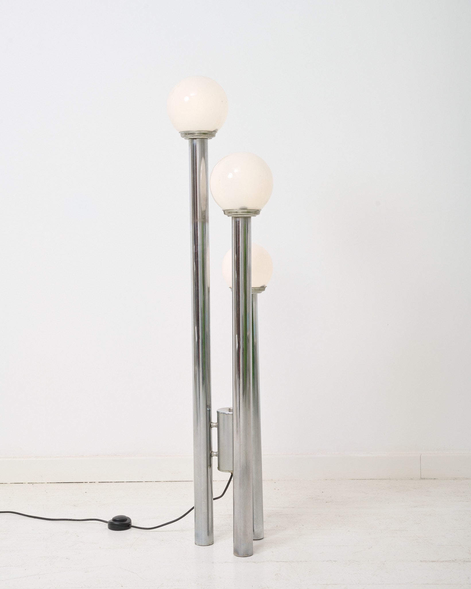 Lampadaire trio d'opalines, Space age, 1960s