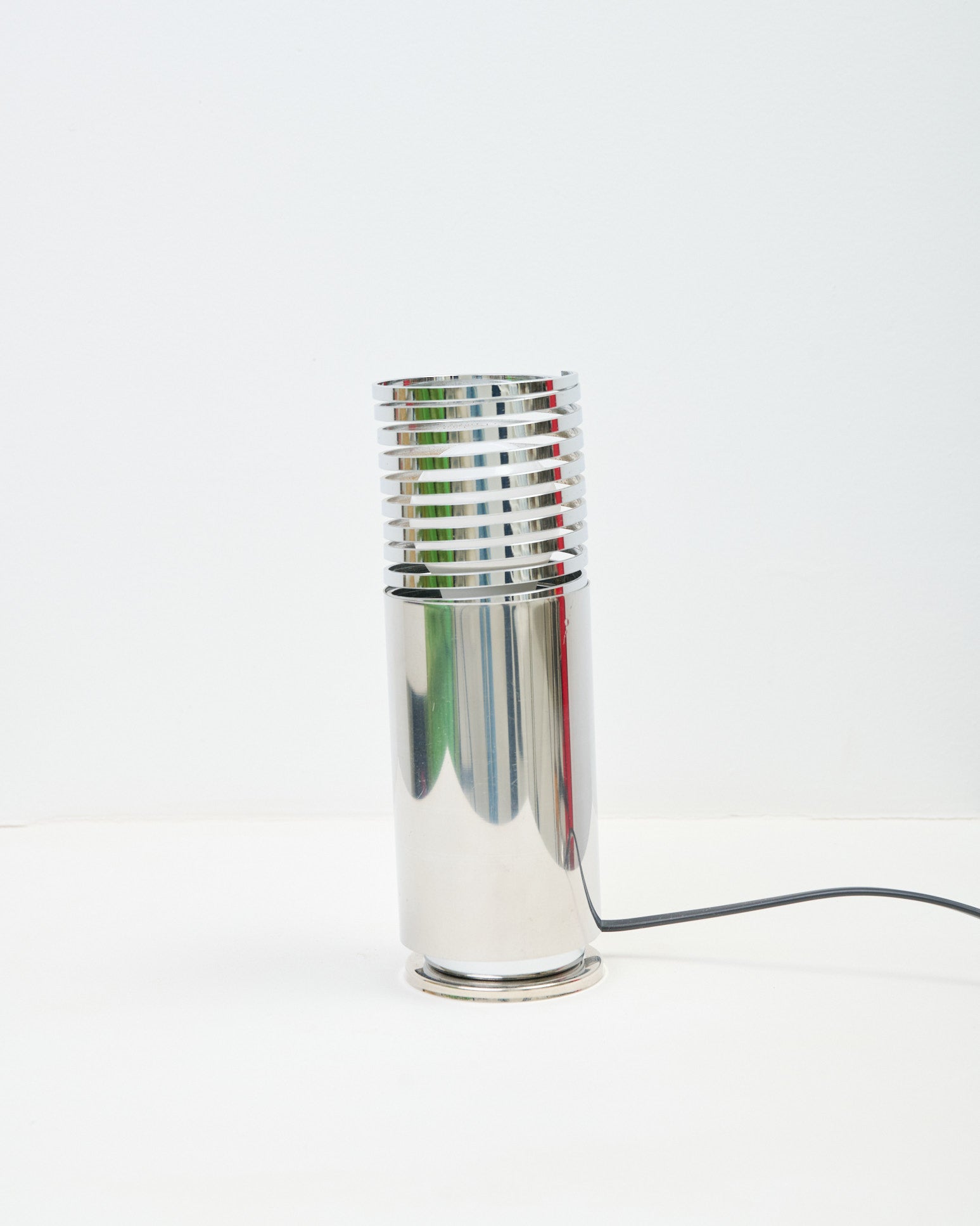 Lampe à poser chromée "Ressorts"