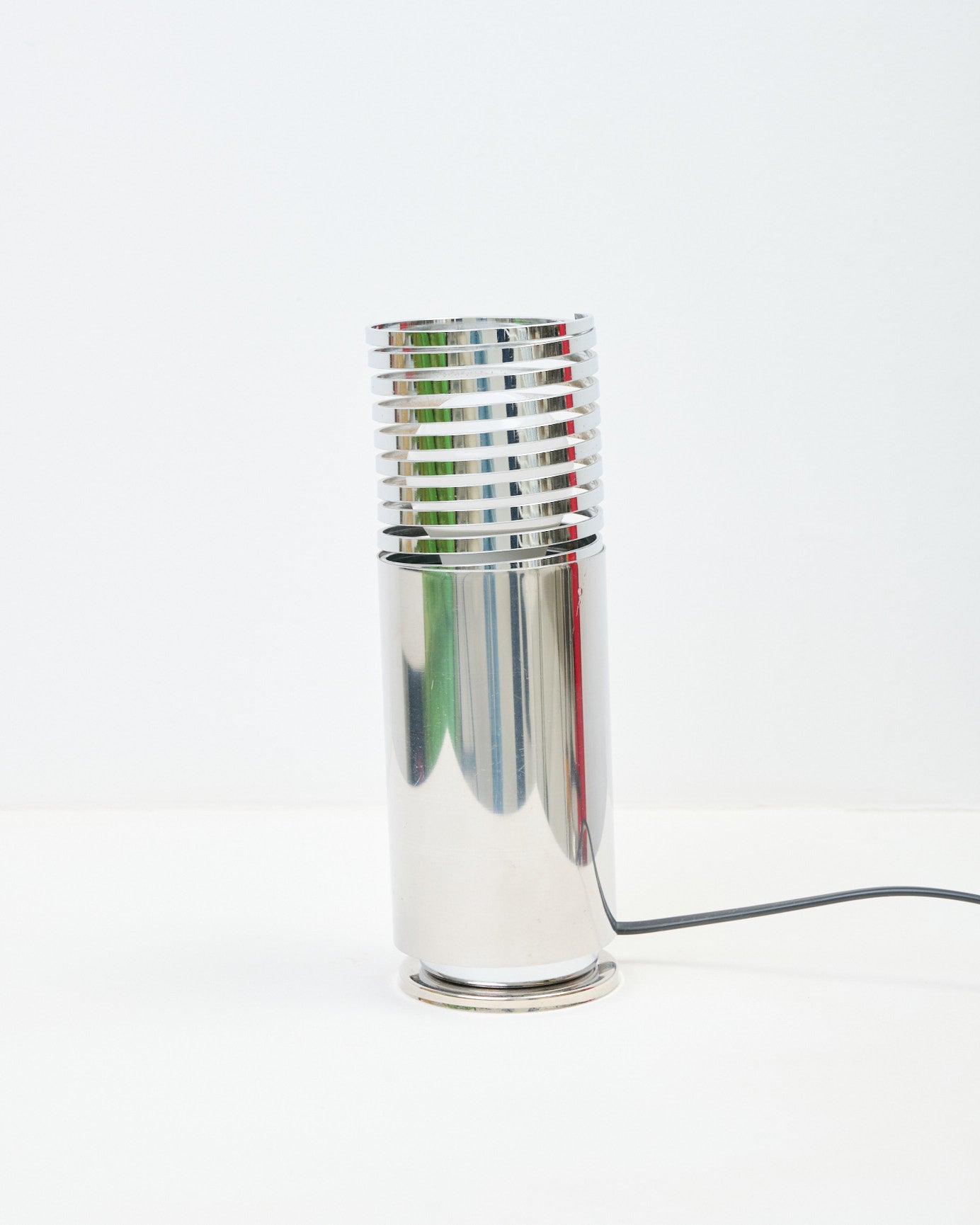 Lampe à poser chromée "Ressorts"