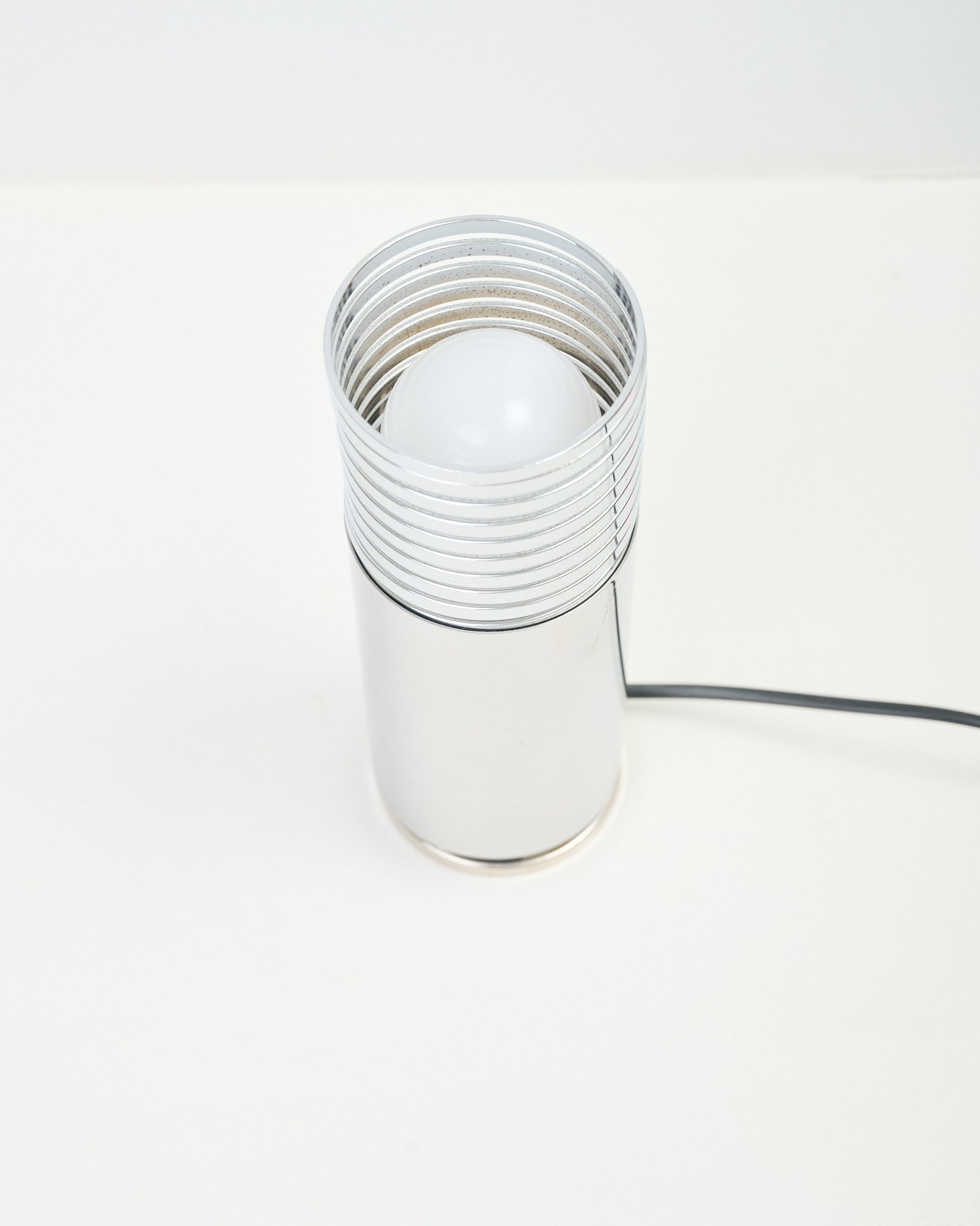 Lampe à poser chromée "Ressorts"