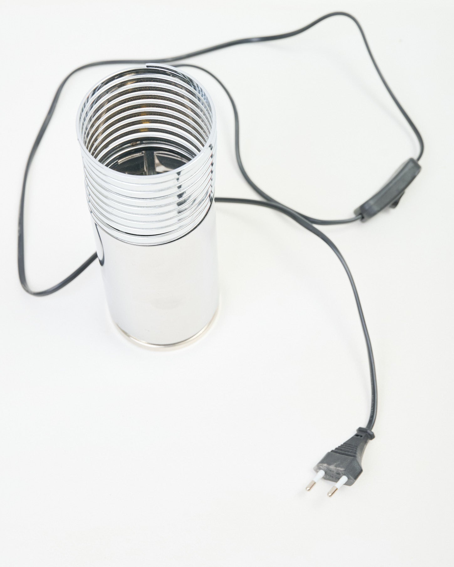 Lampe à poser chromée "Ressorts"