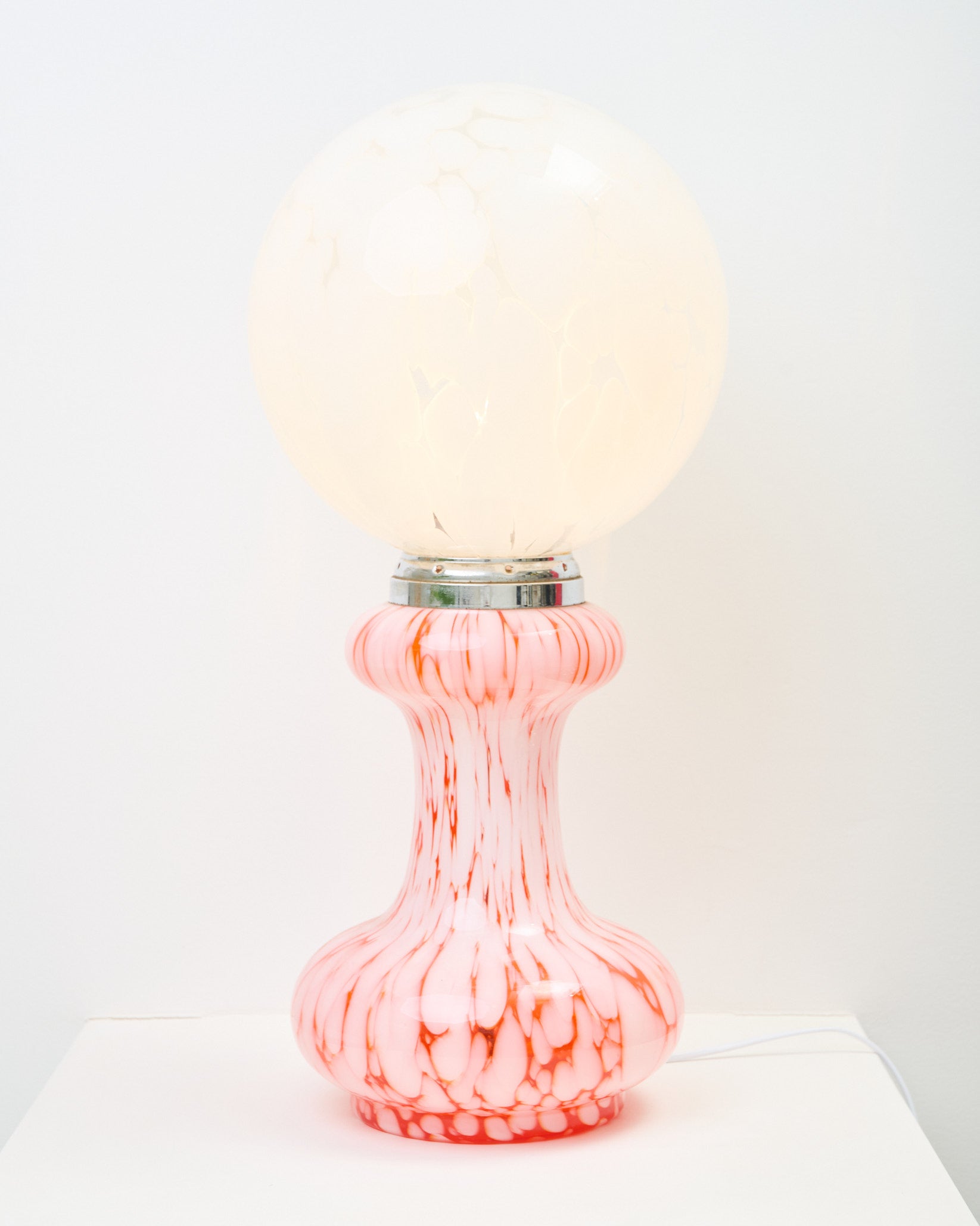 Grande lampe en verre de Murano, Mazzega, 1960-1970