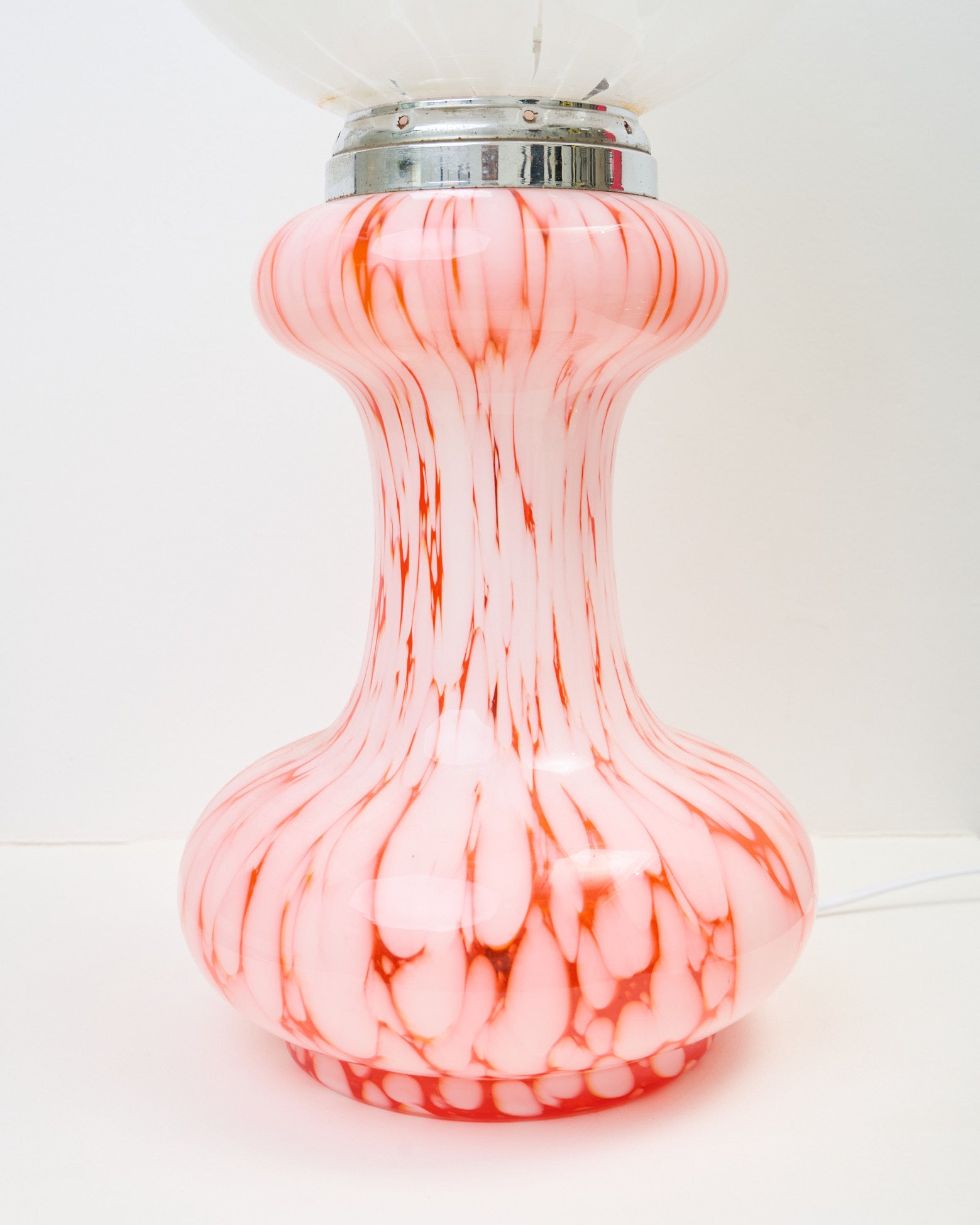 Grande lampe en verre de Murano, Mazzega, 1960-1970