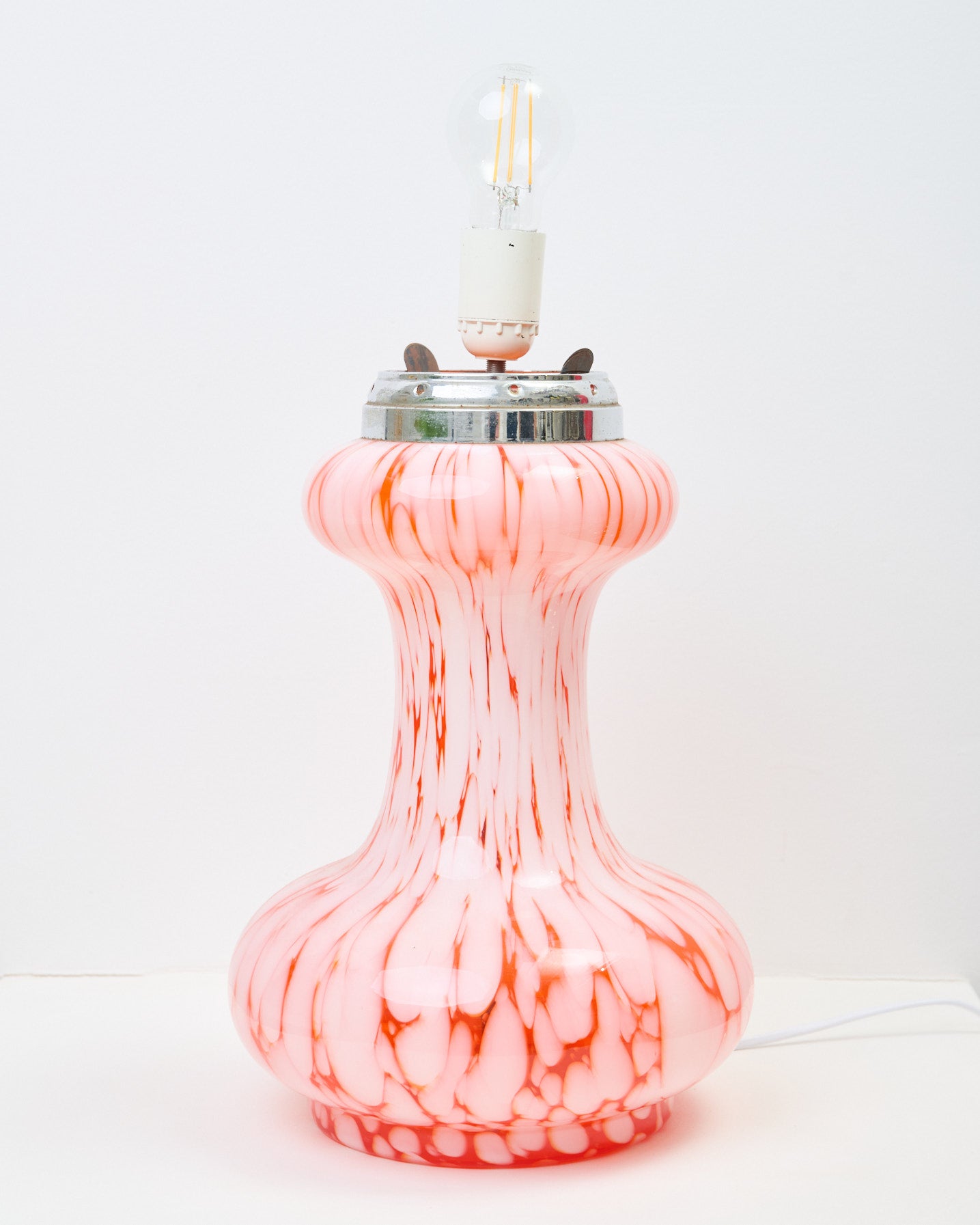 Grande lampe en verre de Murano, Mazzega, 1960-1970