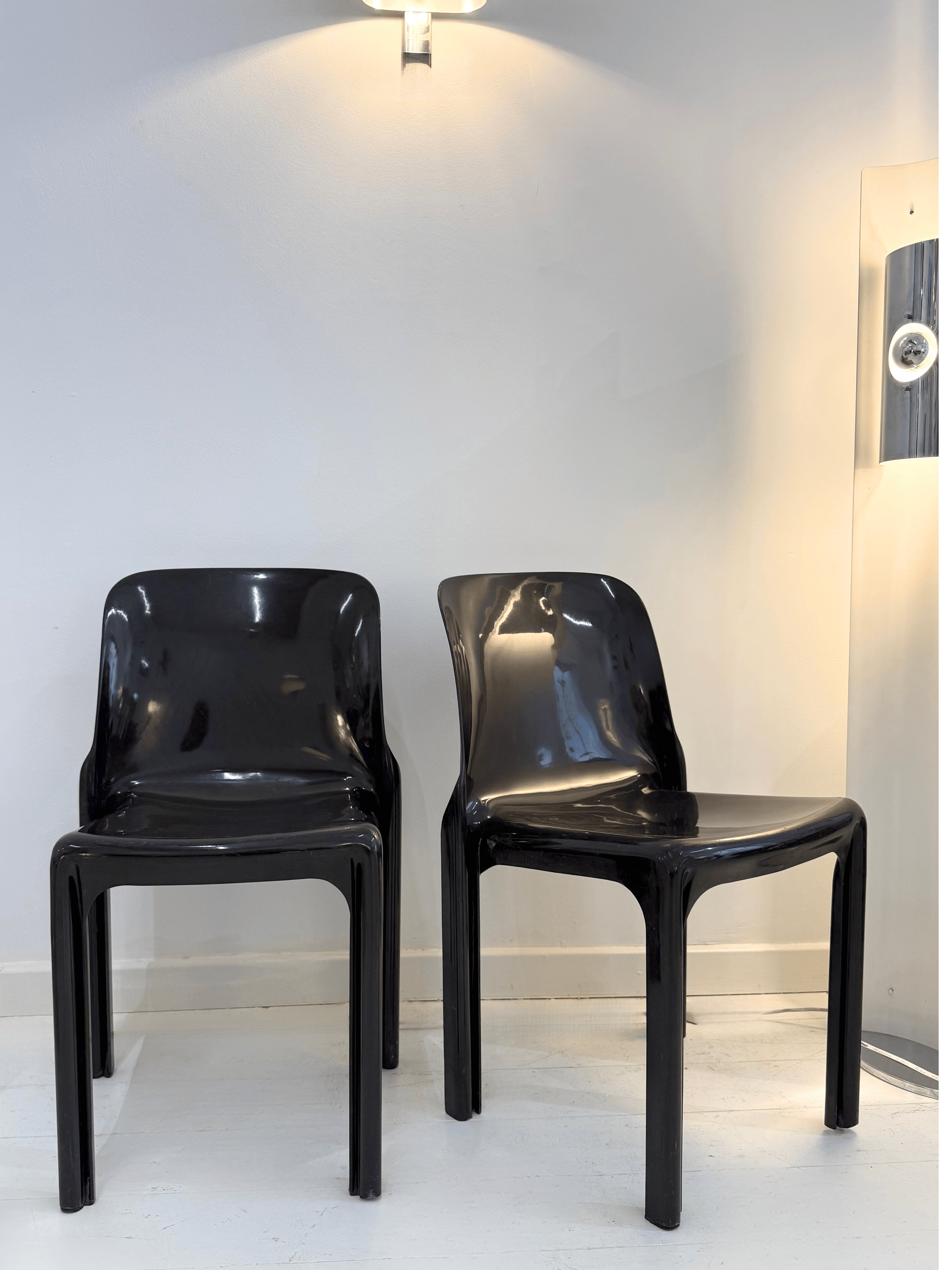 Paire de chaises "Selene", Vico Magistretti, Artemide, 1968