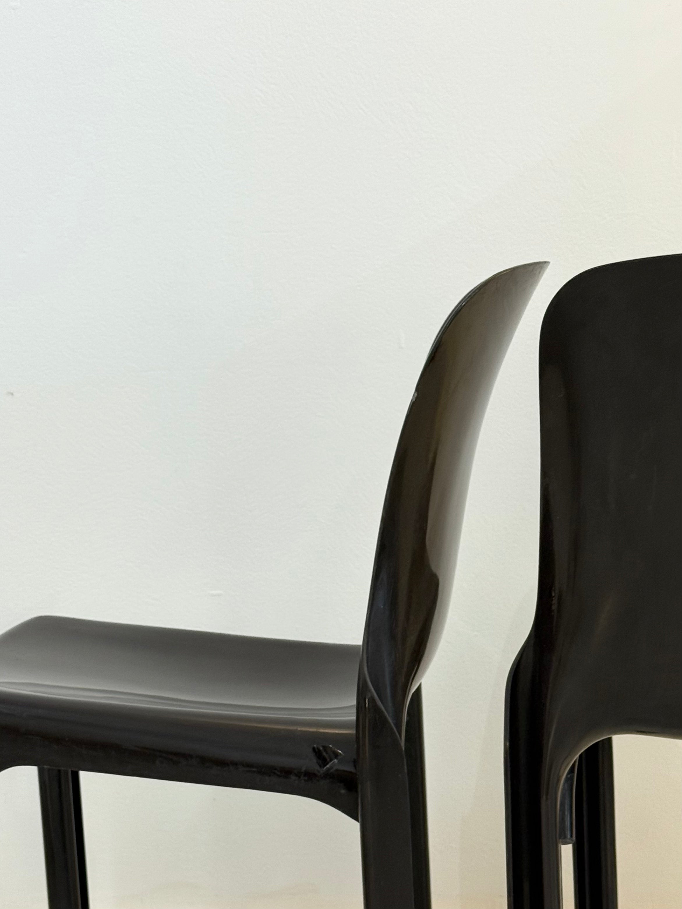 Paire de chaises "Selene", Vico Magistretti, Artemide, 1968