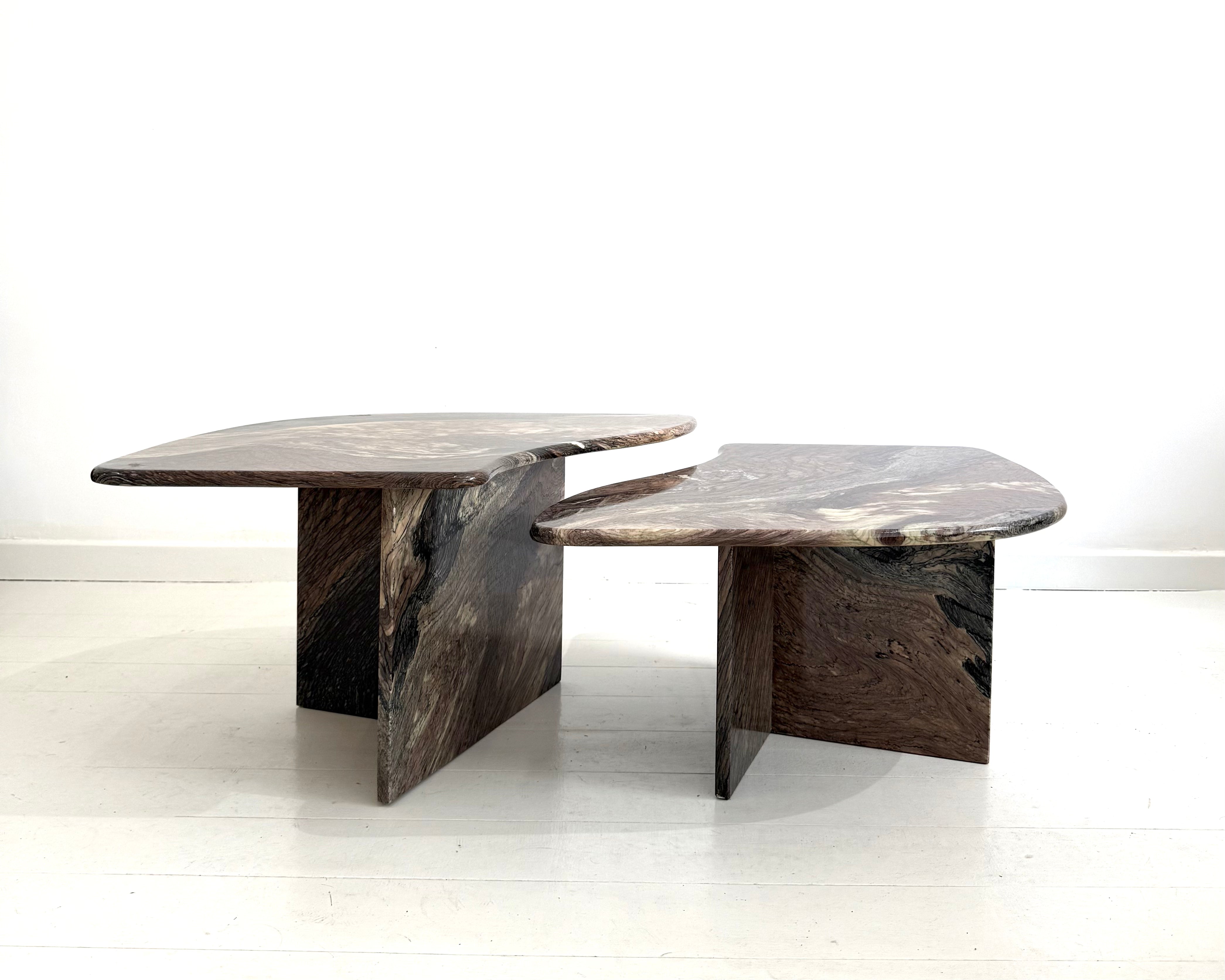 Table basse en marbre Cipollino, 1970s