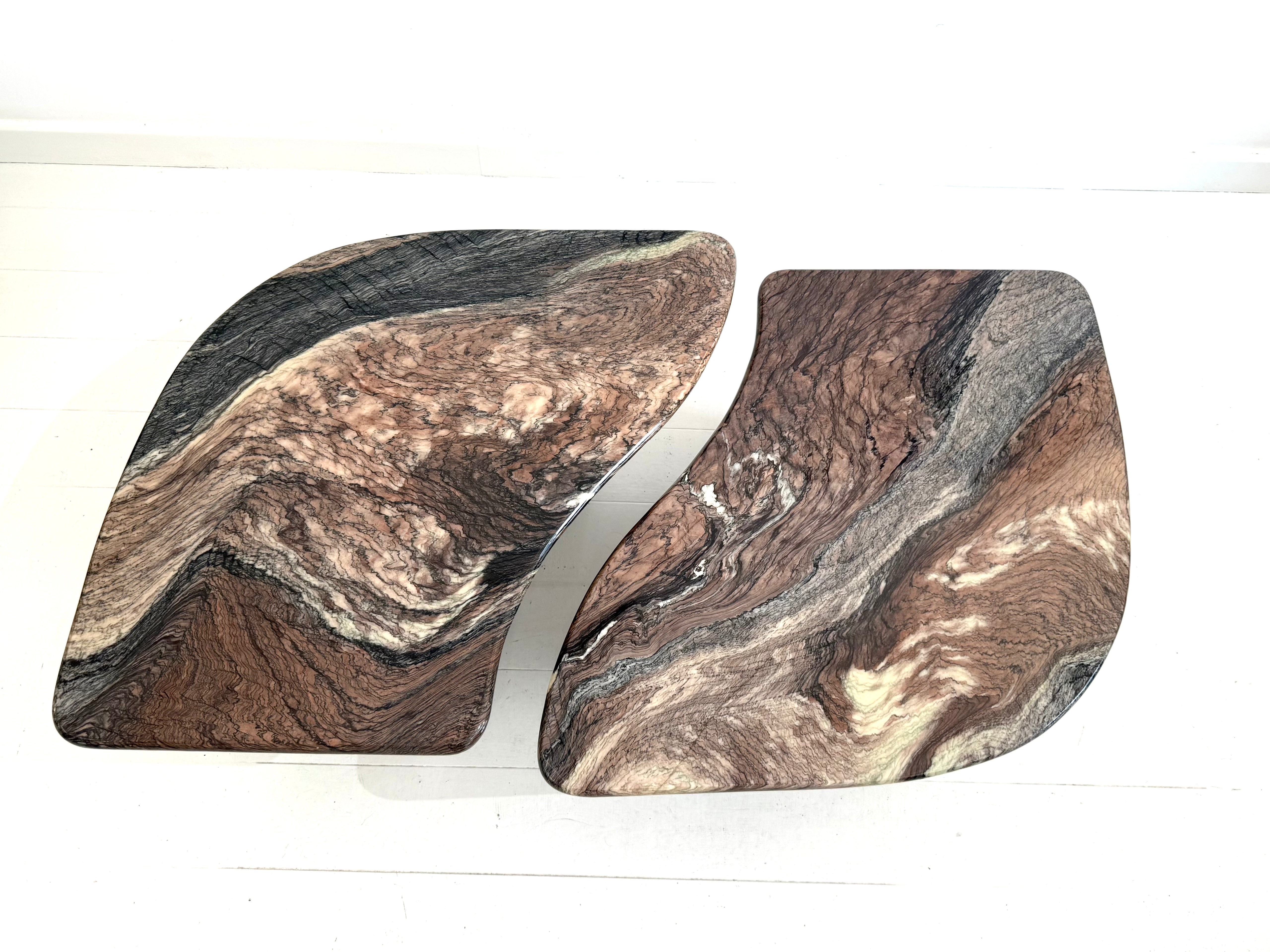 Table basse en marbre Cipollino, 1970s