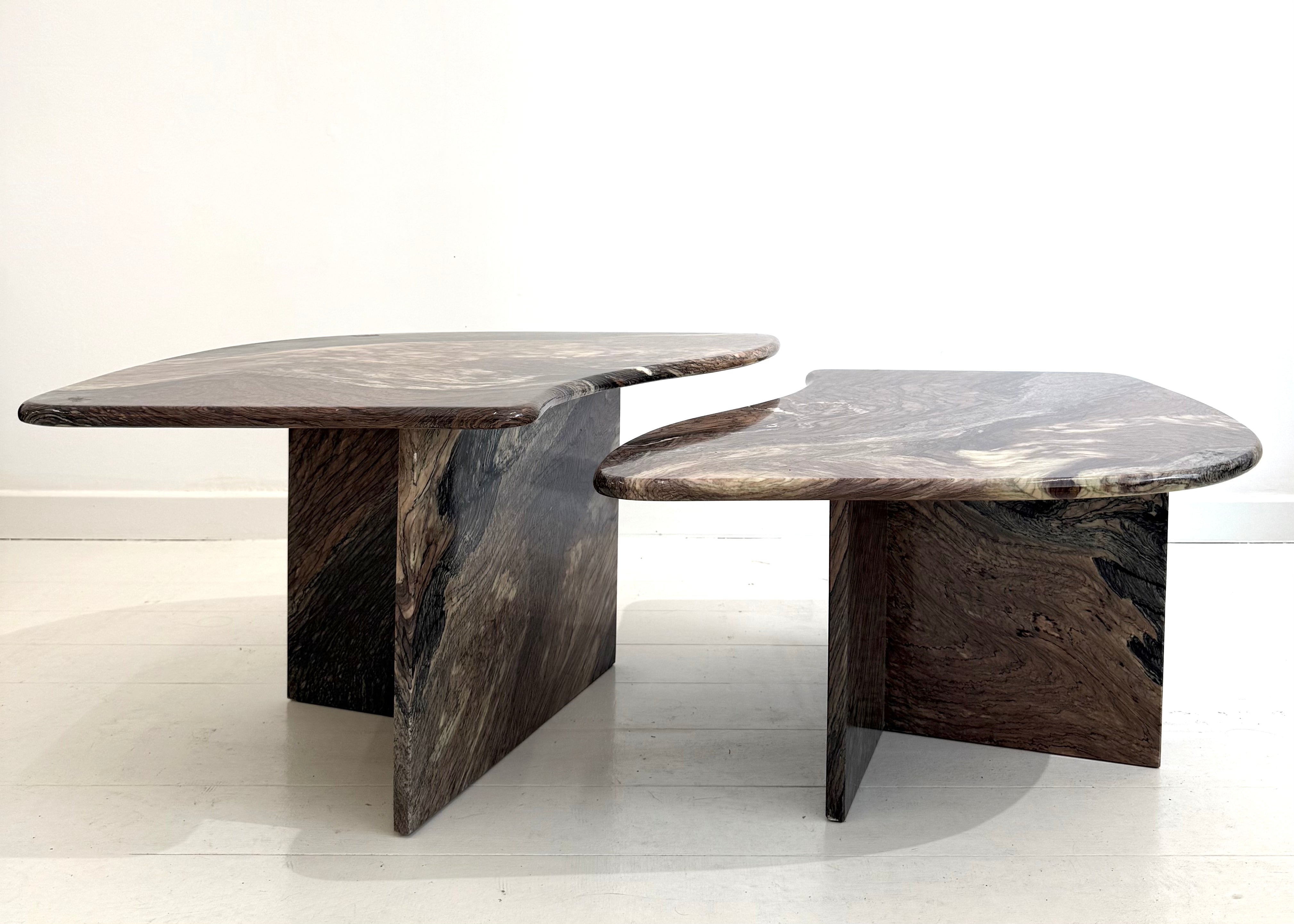 Table basse en marbre Cipollino, 1970s