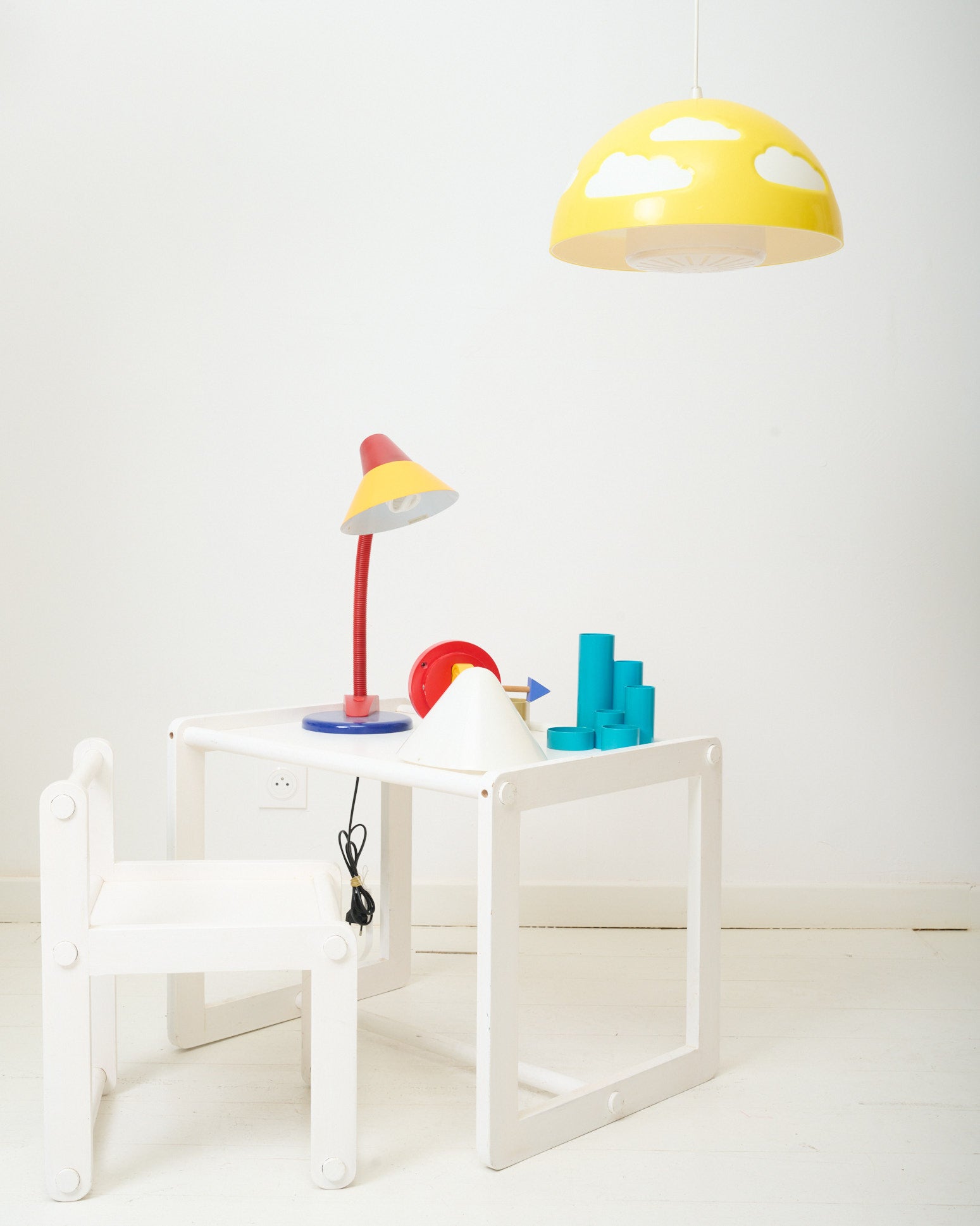 Suspension "Skojig" jaune, Henri Preutz, Ikea, 1990s