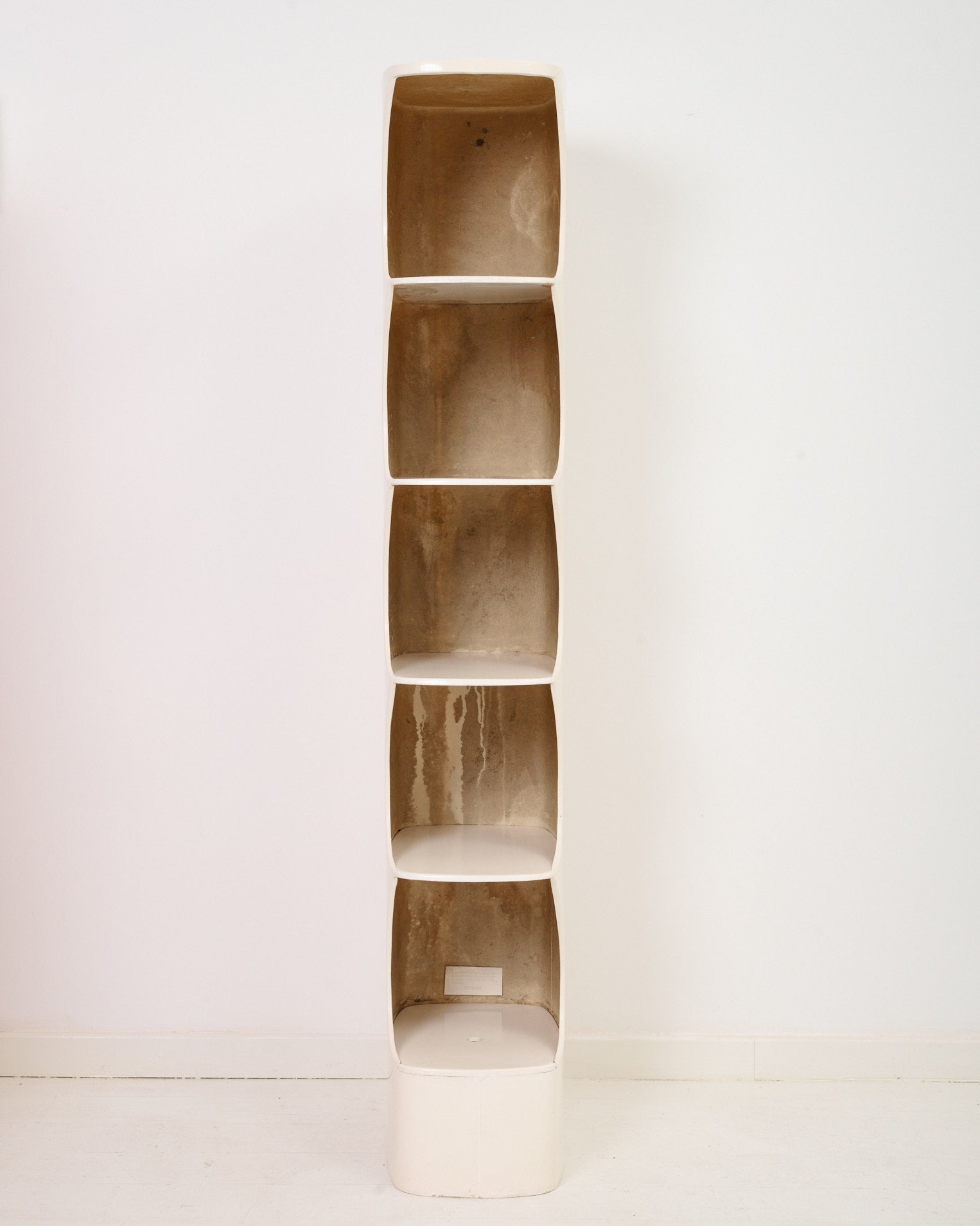 Colonne "Totem" blanc, Valeric Doubroucinskis, Rodier 1970s