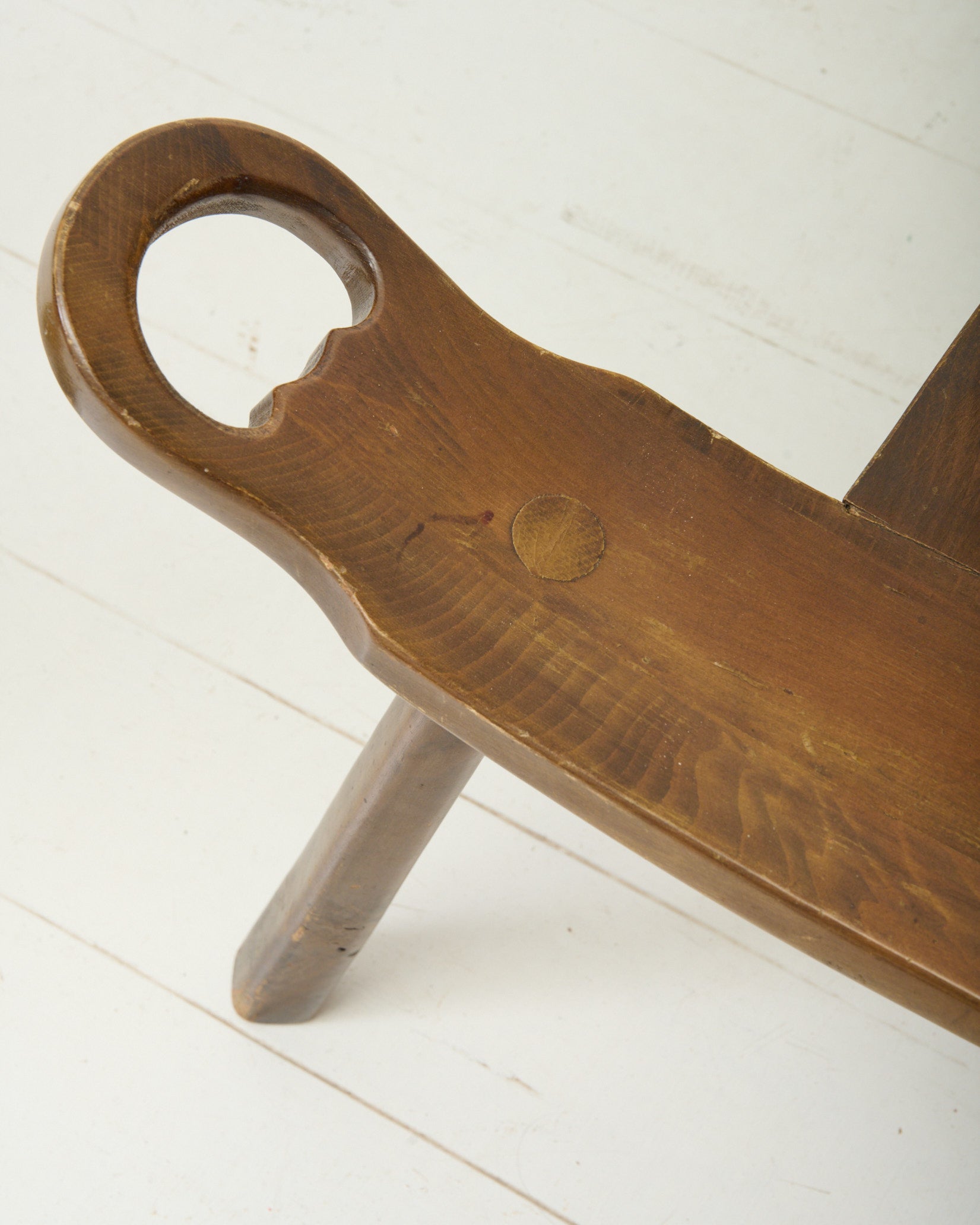 Chaise tripode brutaliste, 1970s