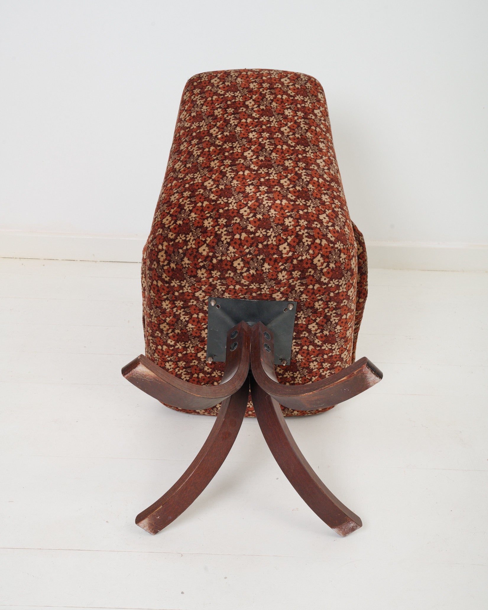 Chaises en velours (4), 1970s