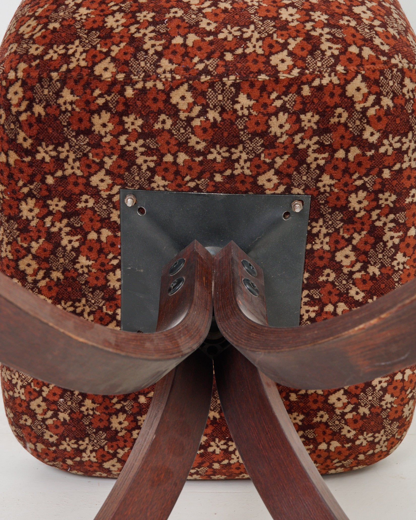 Chaises en velours (4), 1970s