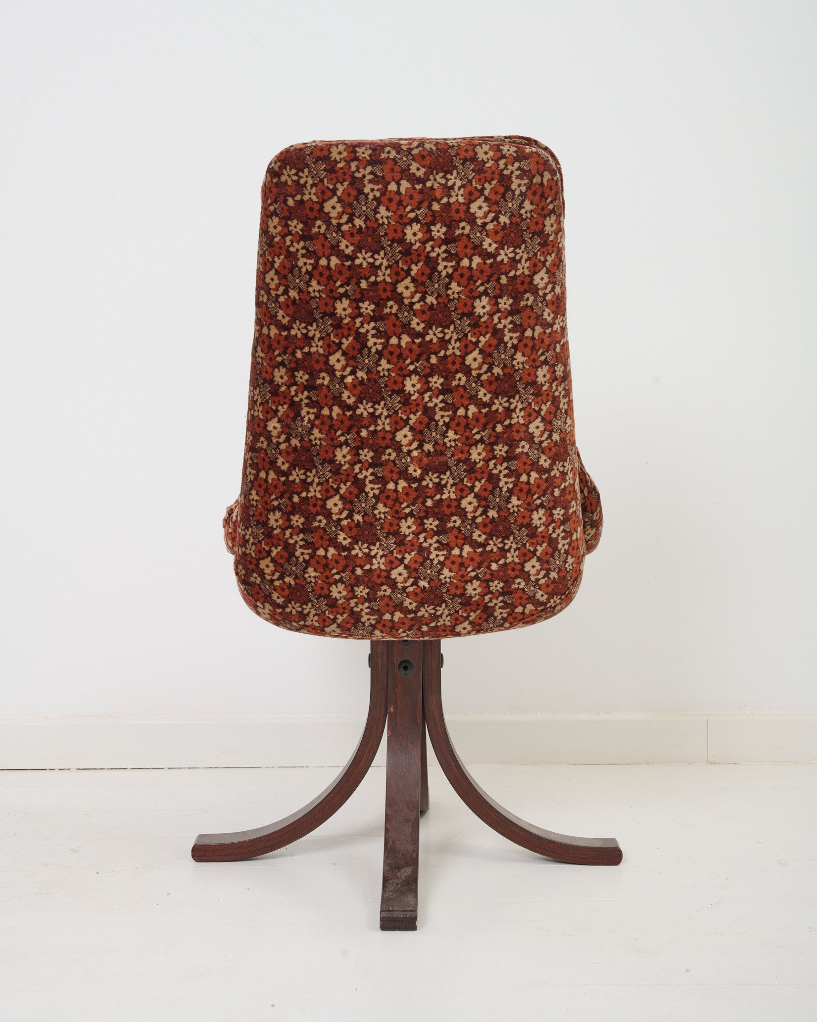 Chaises en velours (4), 1970s