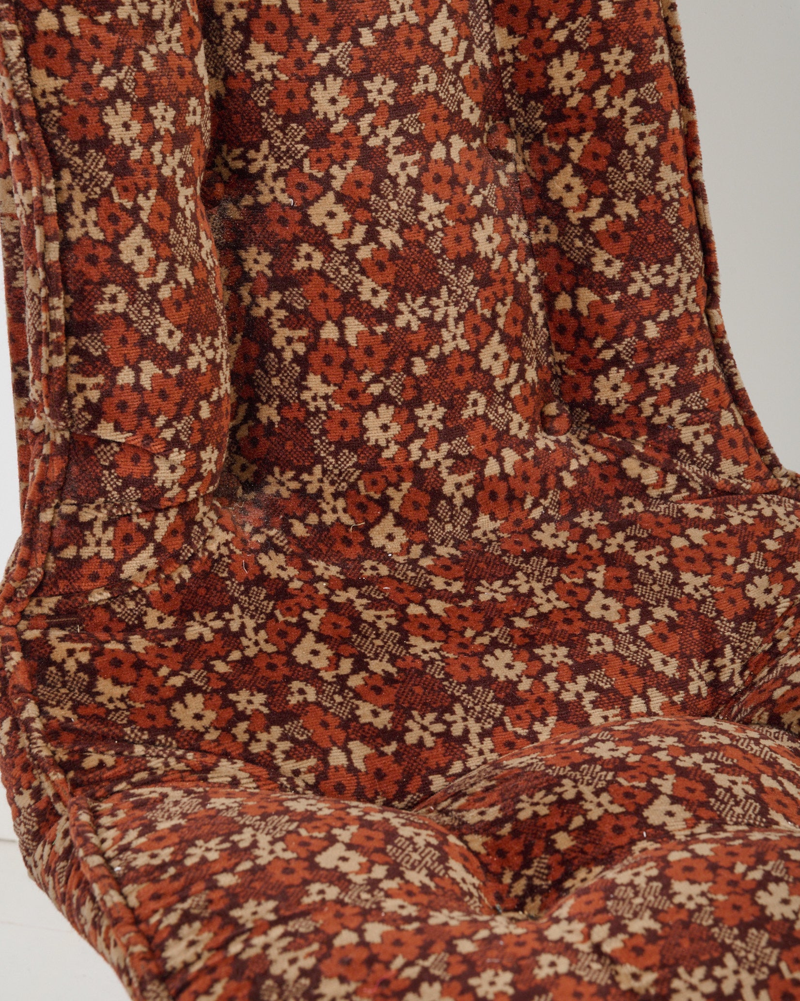 Chaises en velours (4), 1970s
