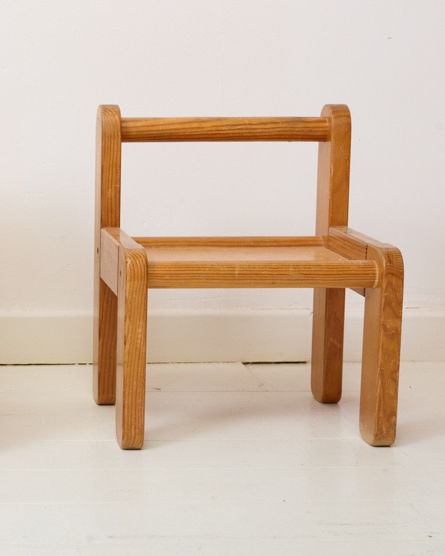 Meuble et chaise enfant, Baumann, 1980