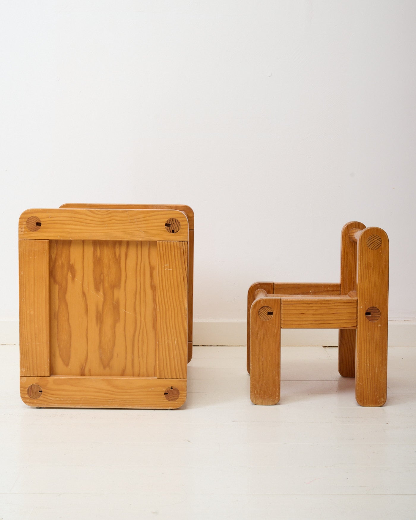 Meuble et chaise enfant, Baumann, 1980