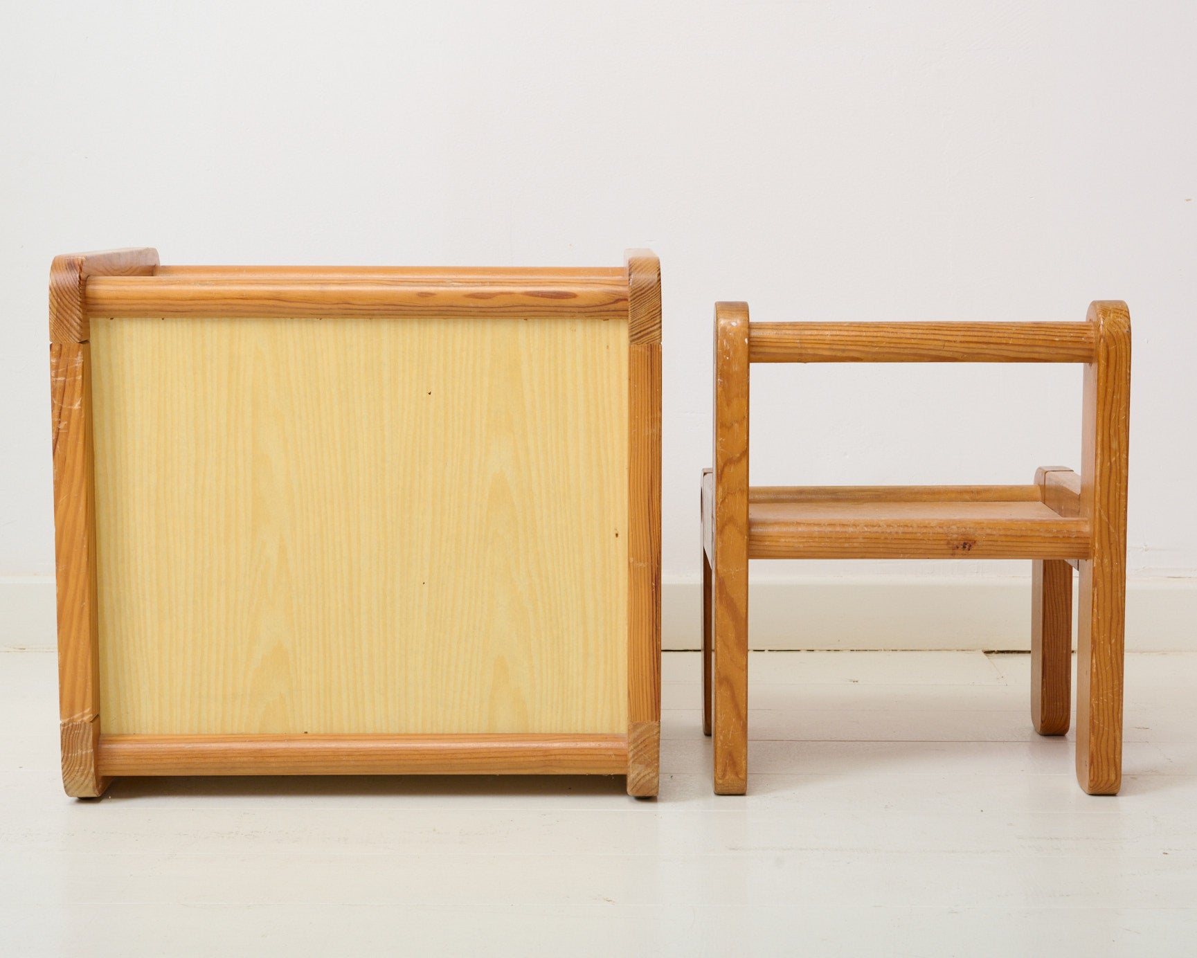Meuble et chaise enfant, Baumann, 1980