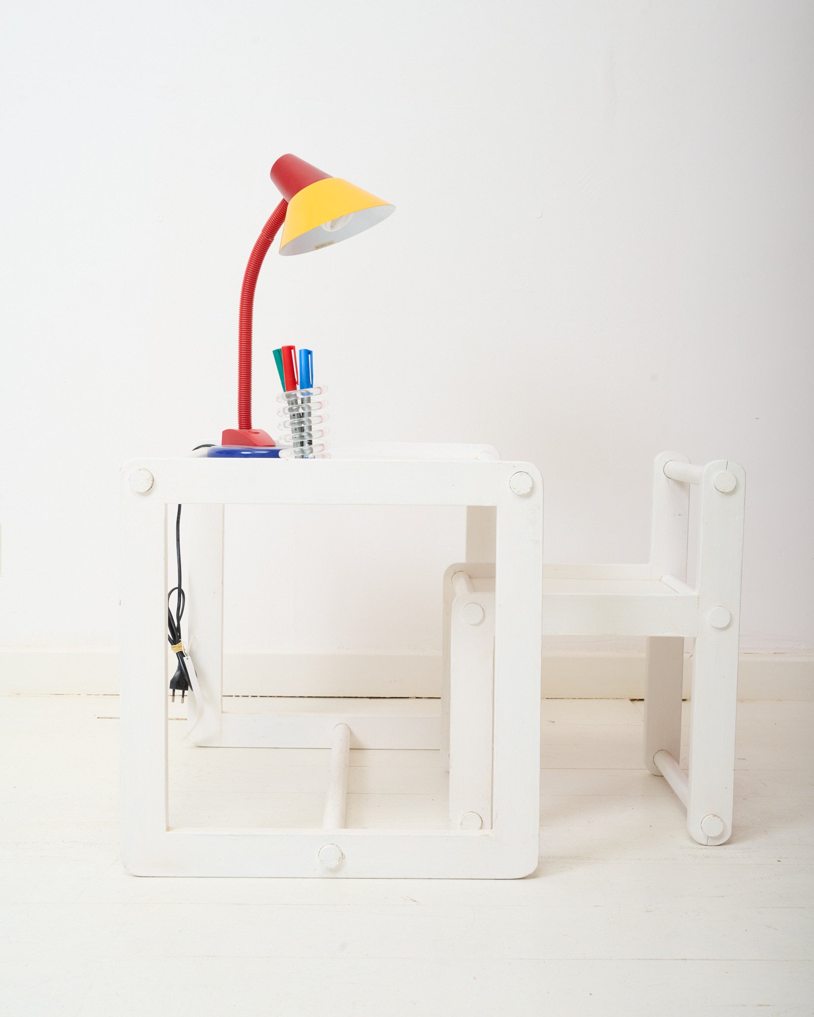 Bureau et chaise enfant, Baumann, 1960-1970
