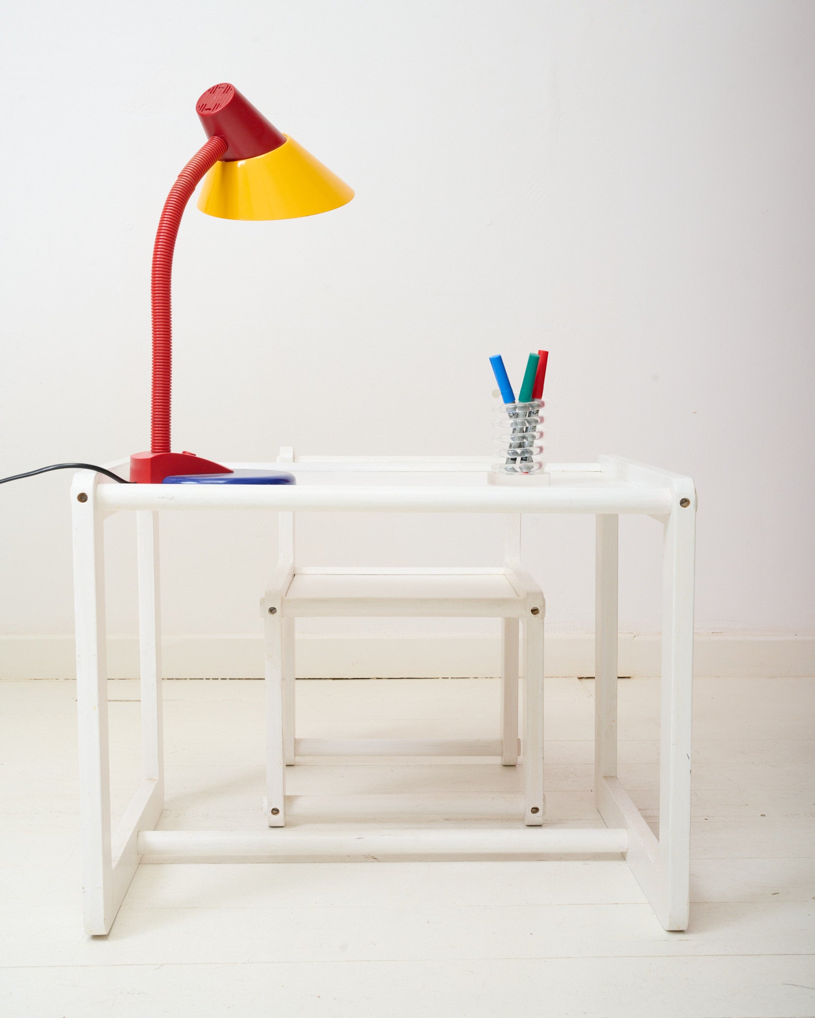 Bureau et chaise enfant, Baumann, 1960-1970