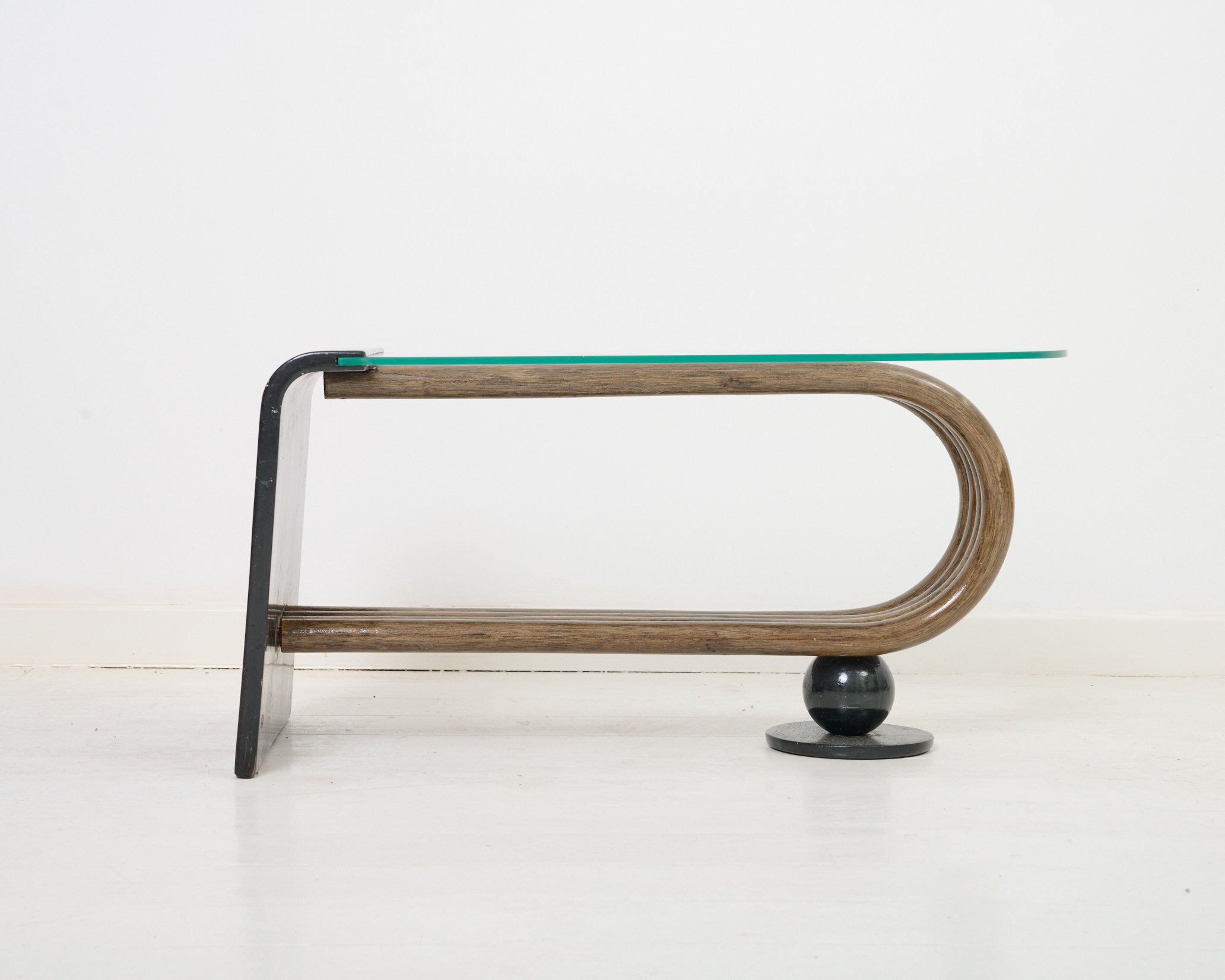 Table basse en bois courbé, 1960-70