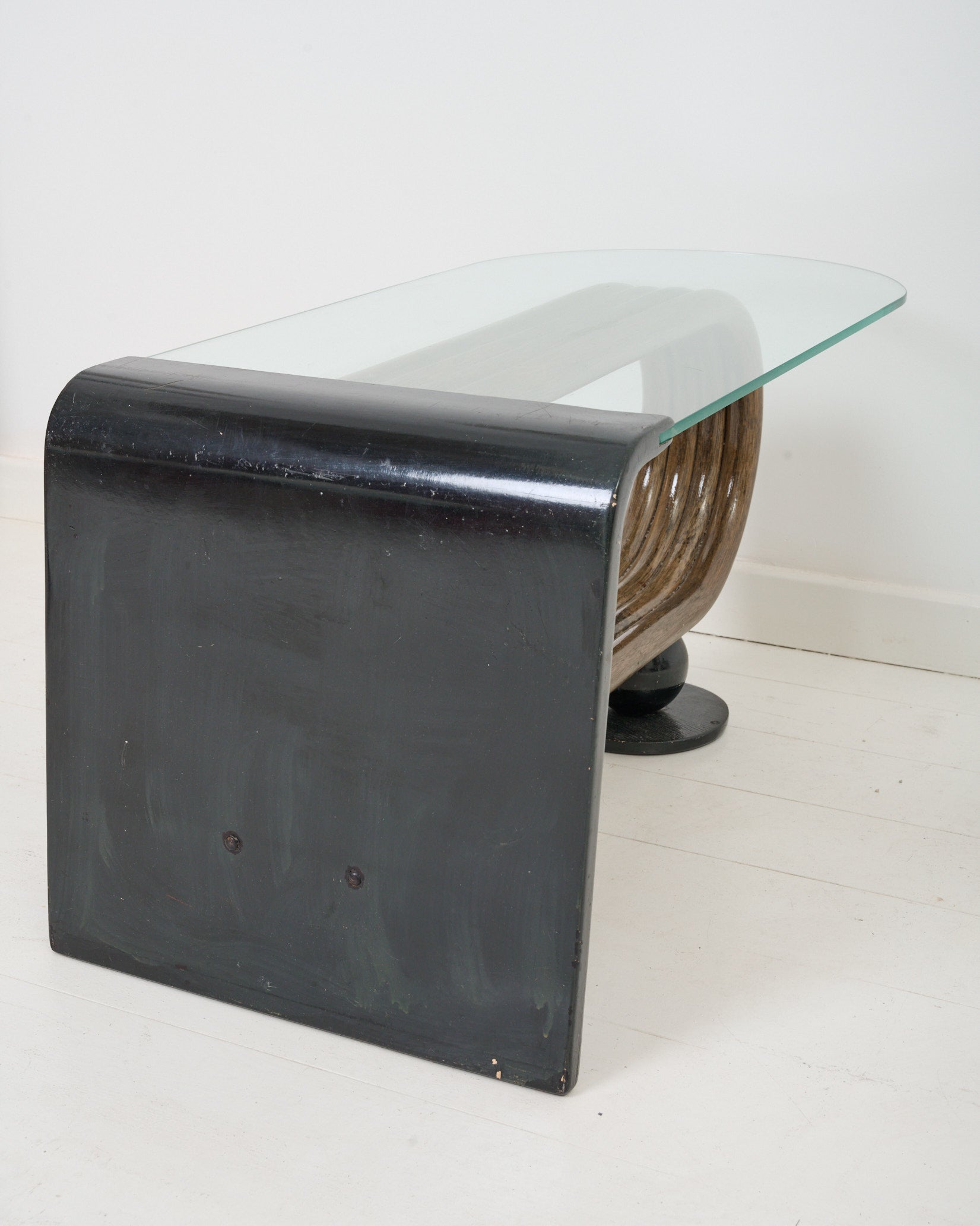 Table basse en bois courbé, 1960-70