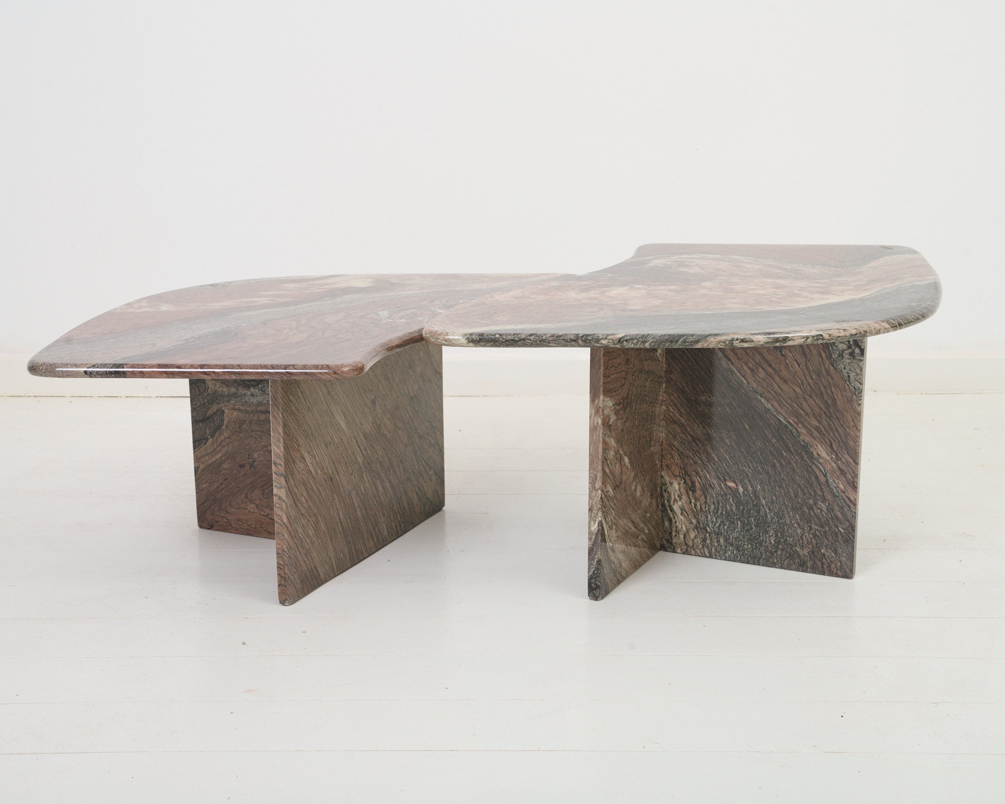 Table basse en marbre Cipollino, 1970s