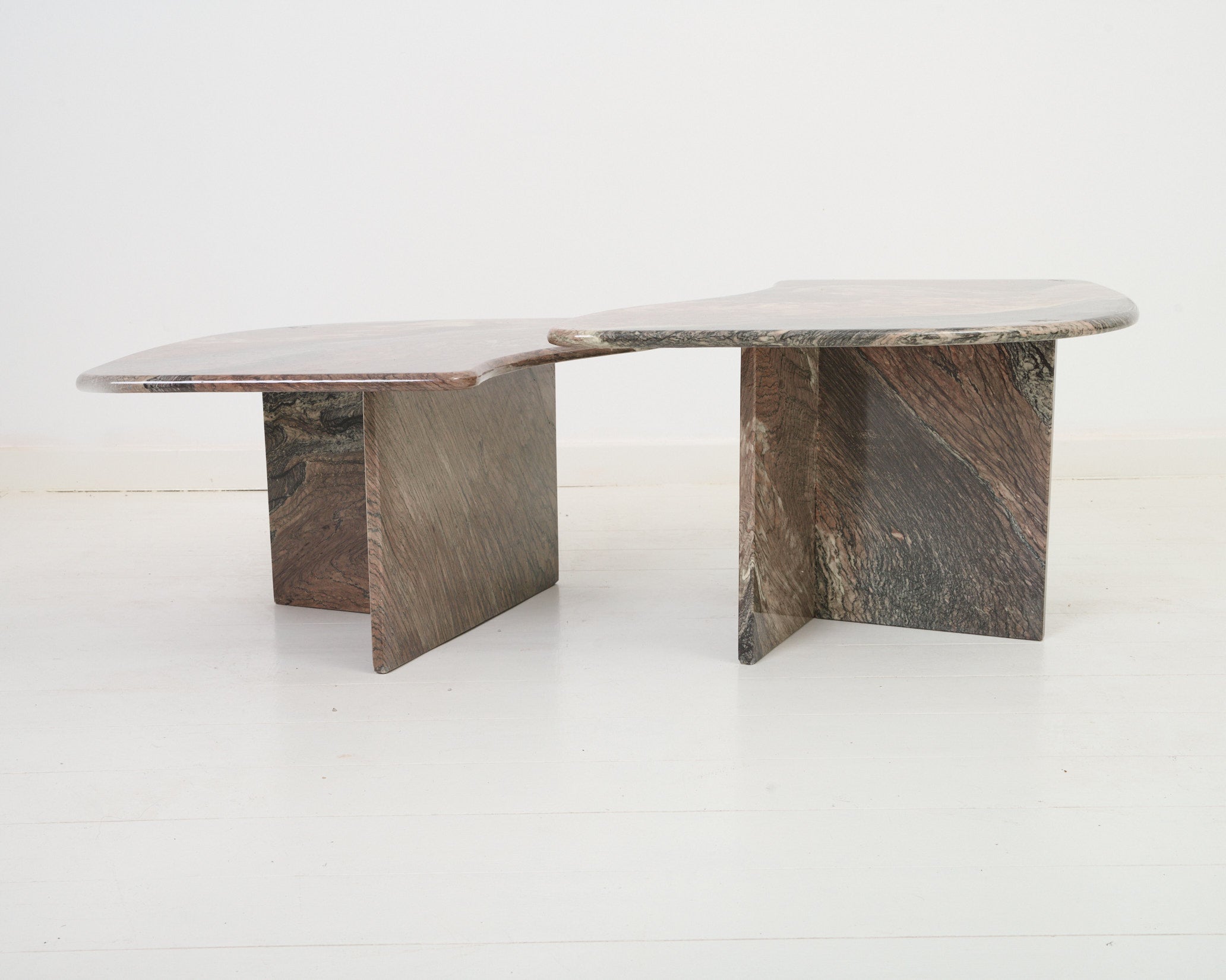 Table basse en marbre Cipollino, 1970s