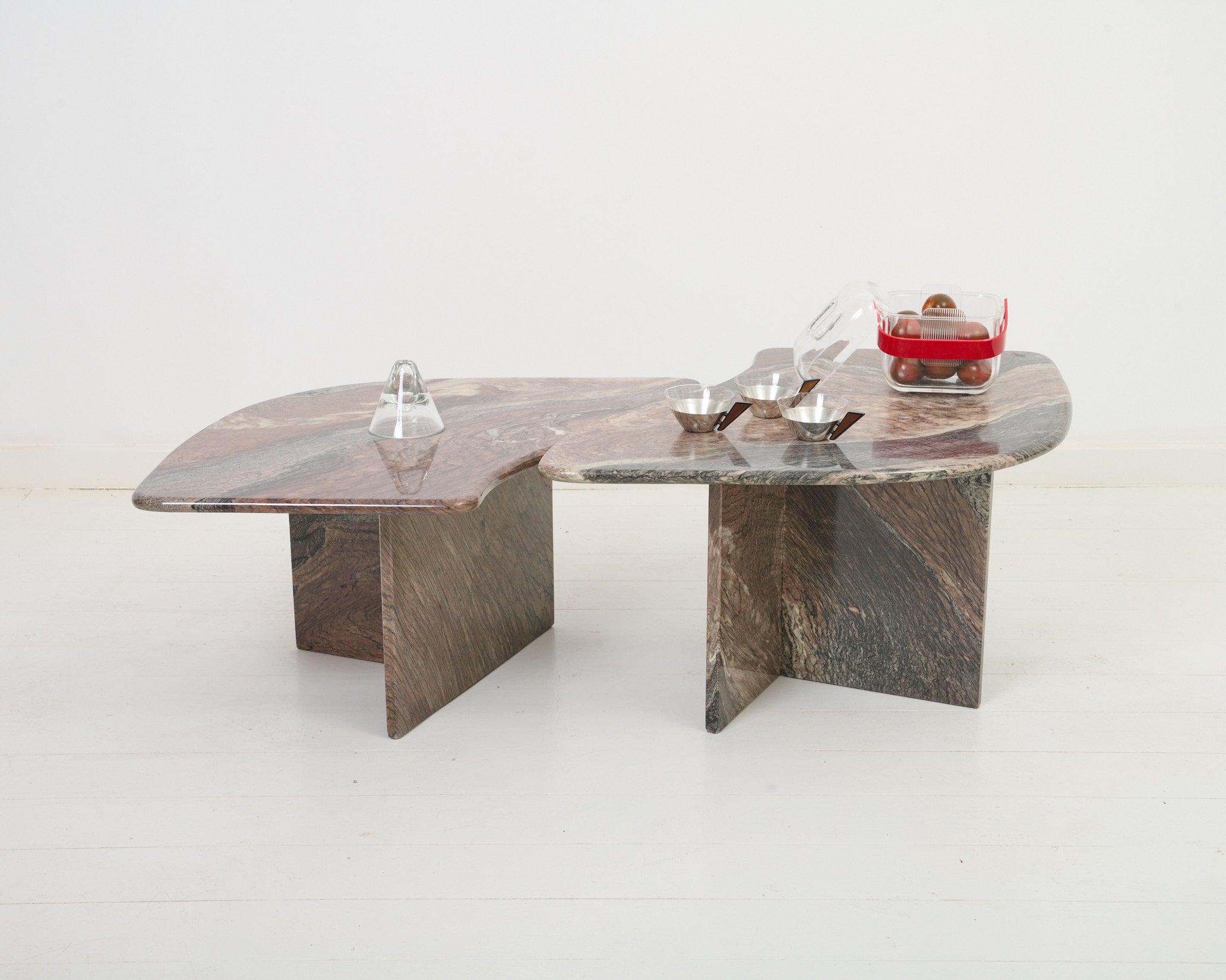 Table basse en marbre Cipollino, 1970s