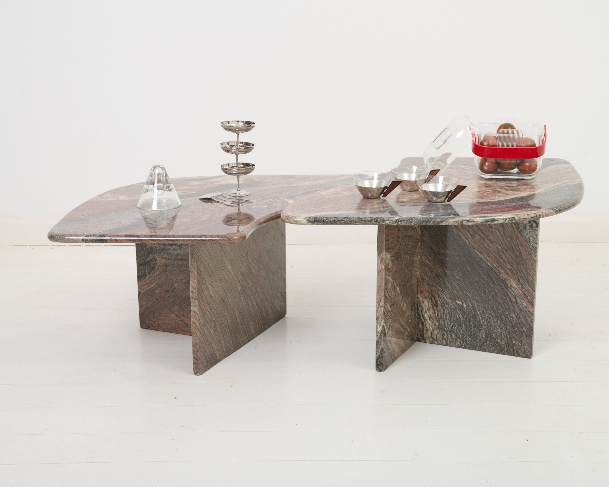 Table basse en marbre Cipollino, 1970s