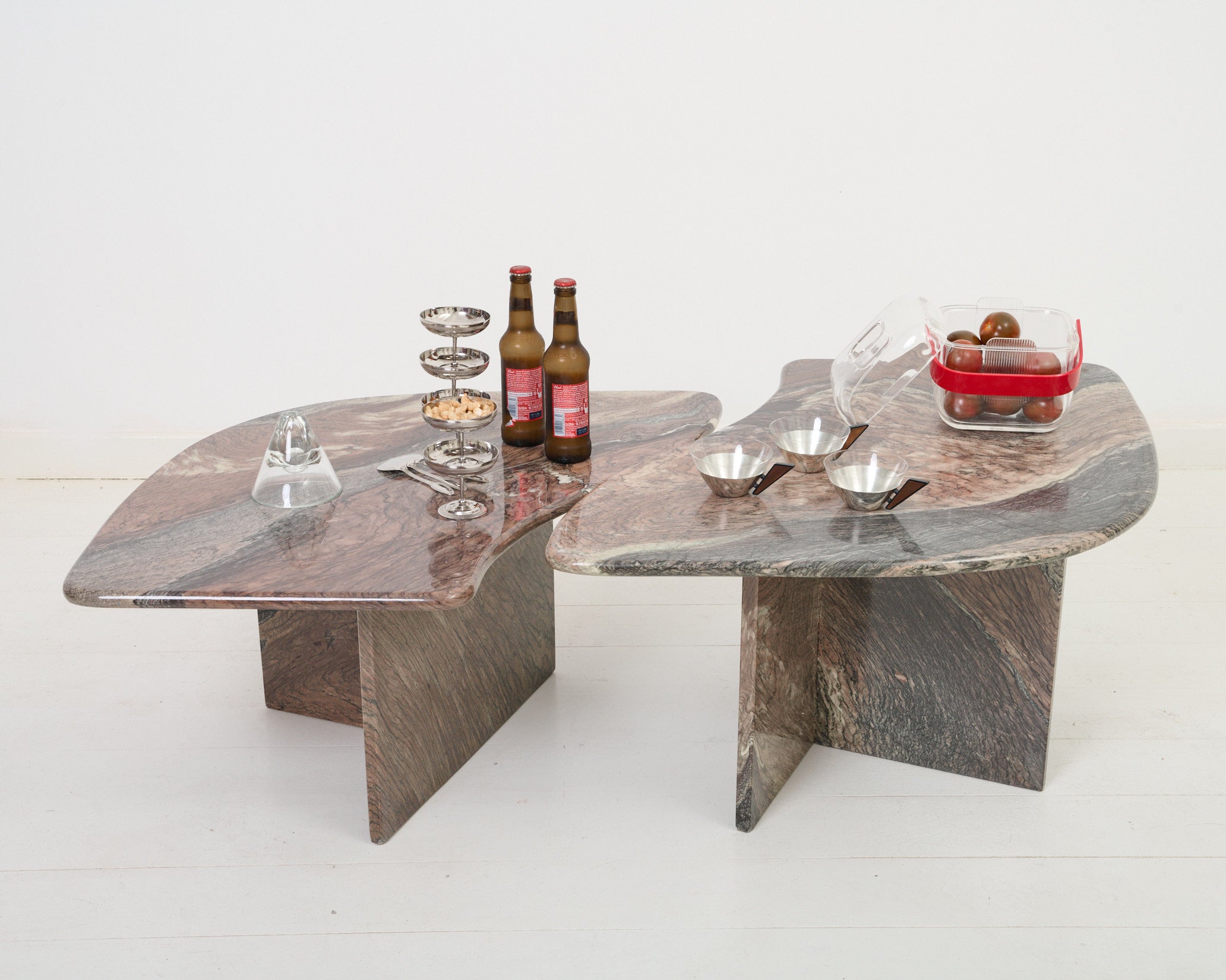 Table basse en marbre Cipollino, 1970s