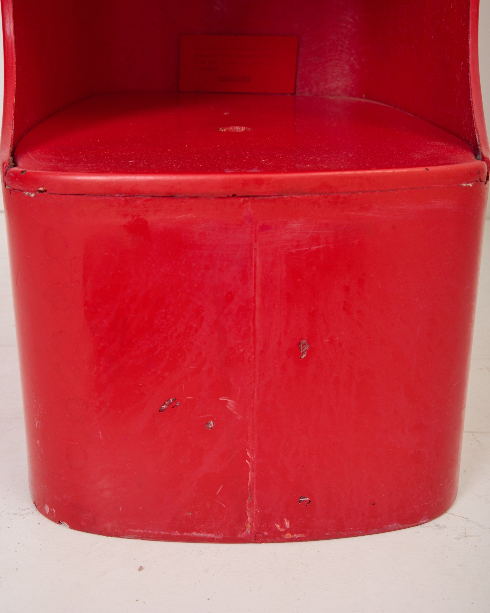 Colonne "Totem" rouge, Valeric Doubroucinskis, Rodier 1970s
