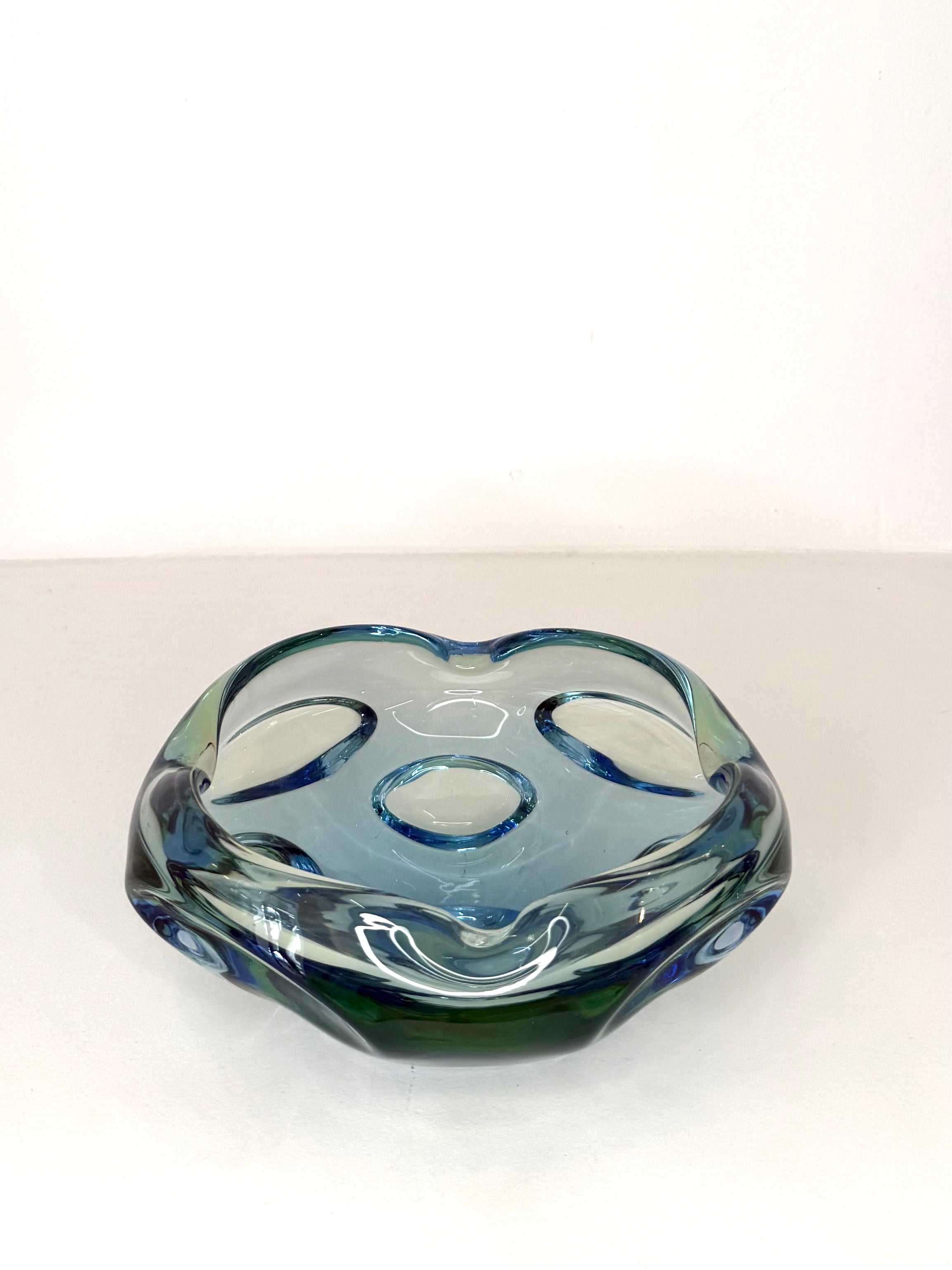 Vide poche bulles en verre de Murano, Italie, 1970s