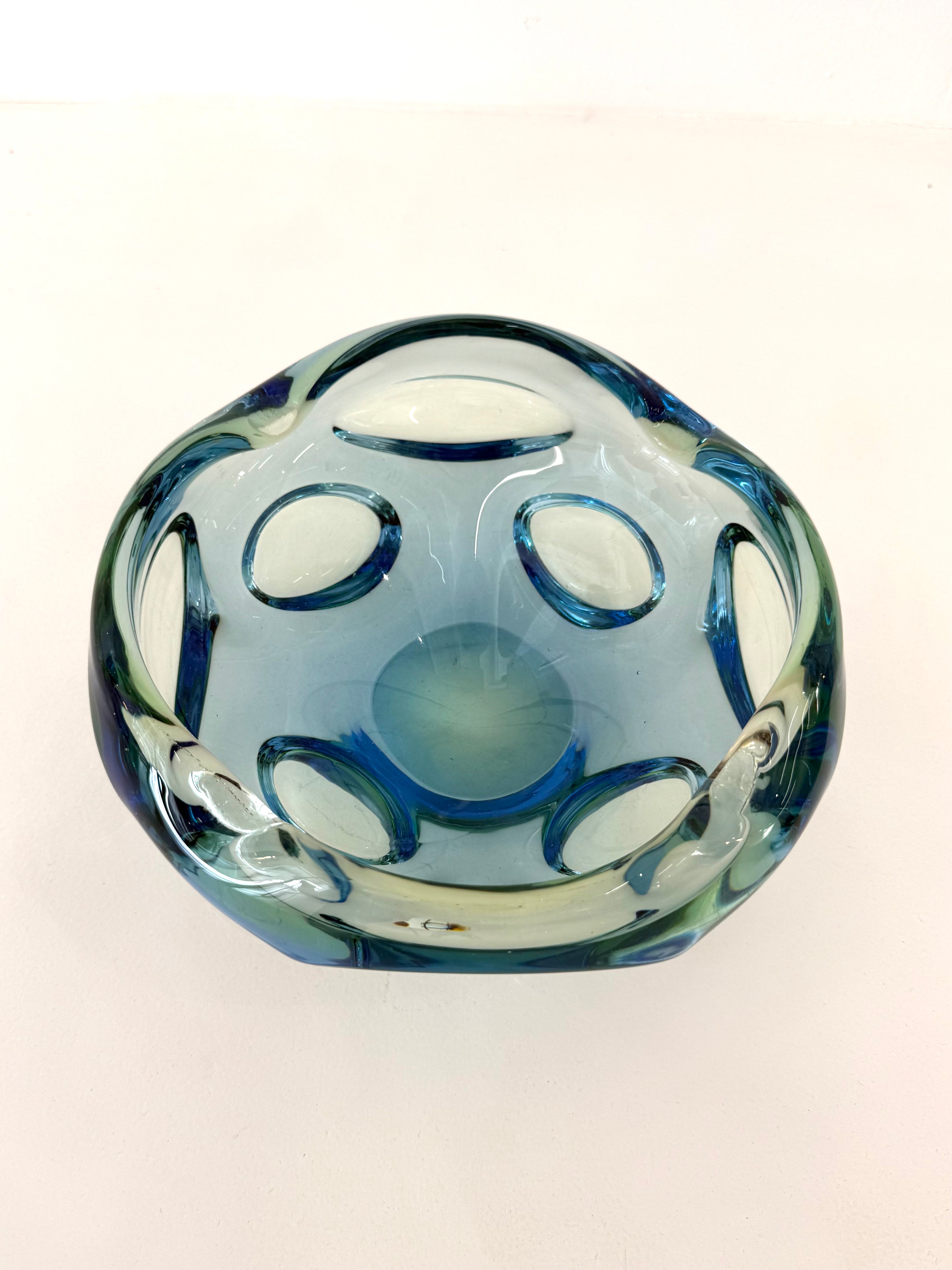 Vide poche bulles en verre de Murano, Italie, 1970s