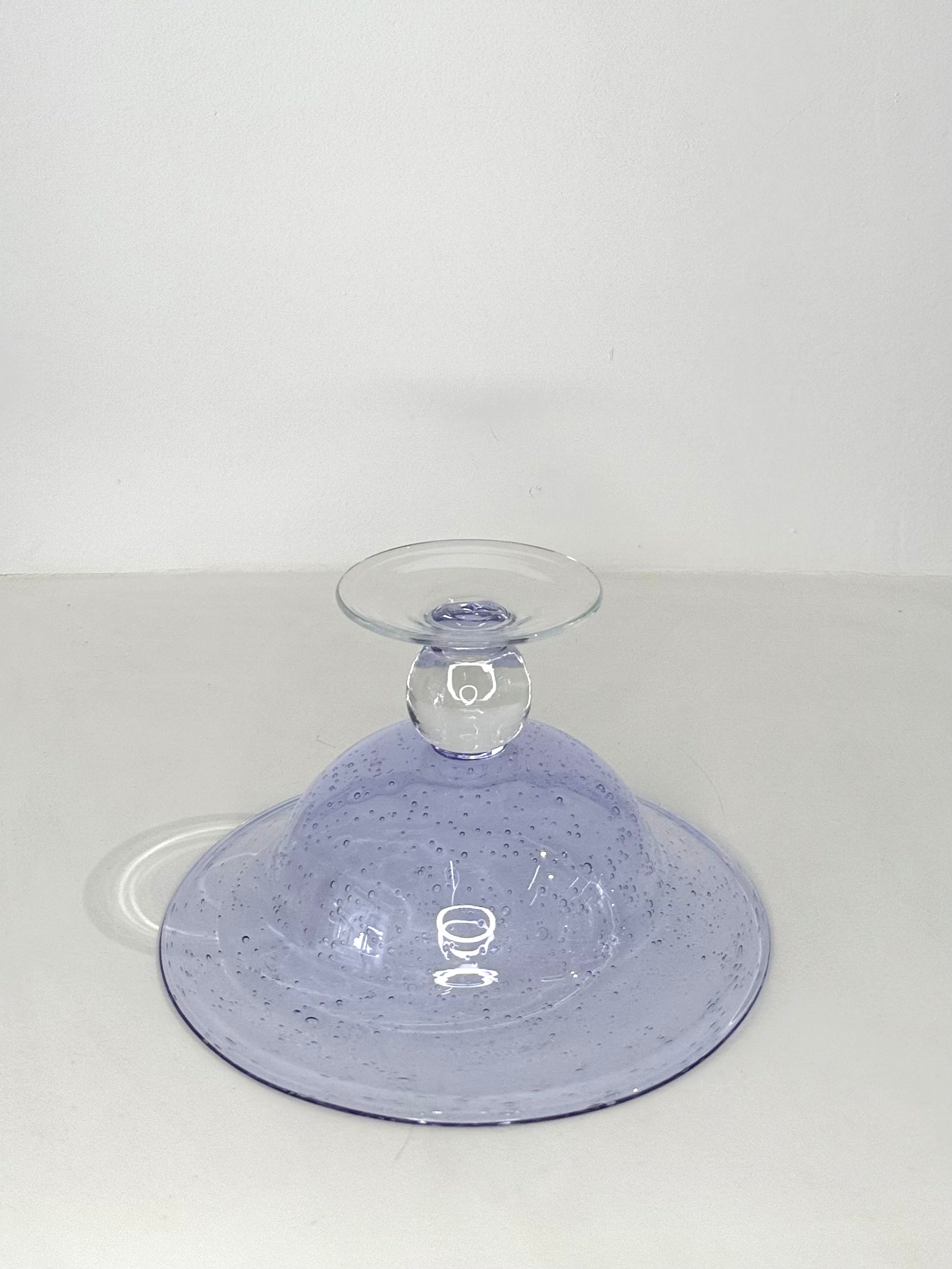Coupe violette en verre de murano, Italie, 1970