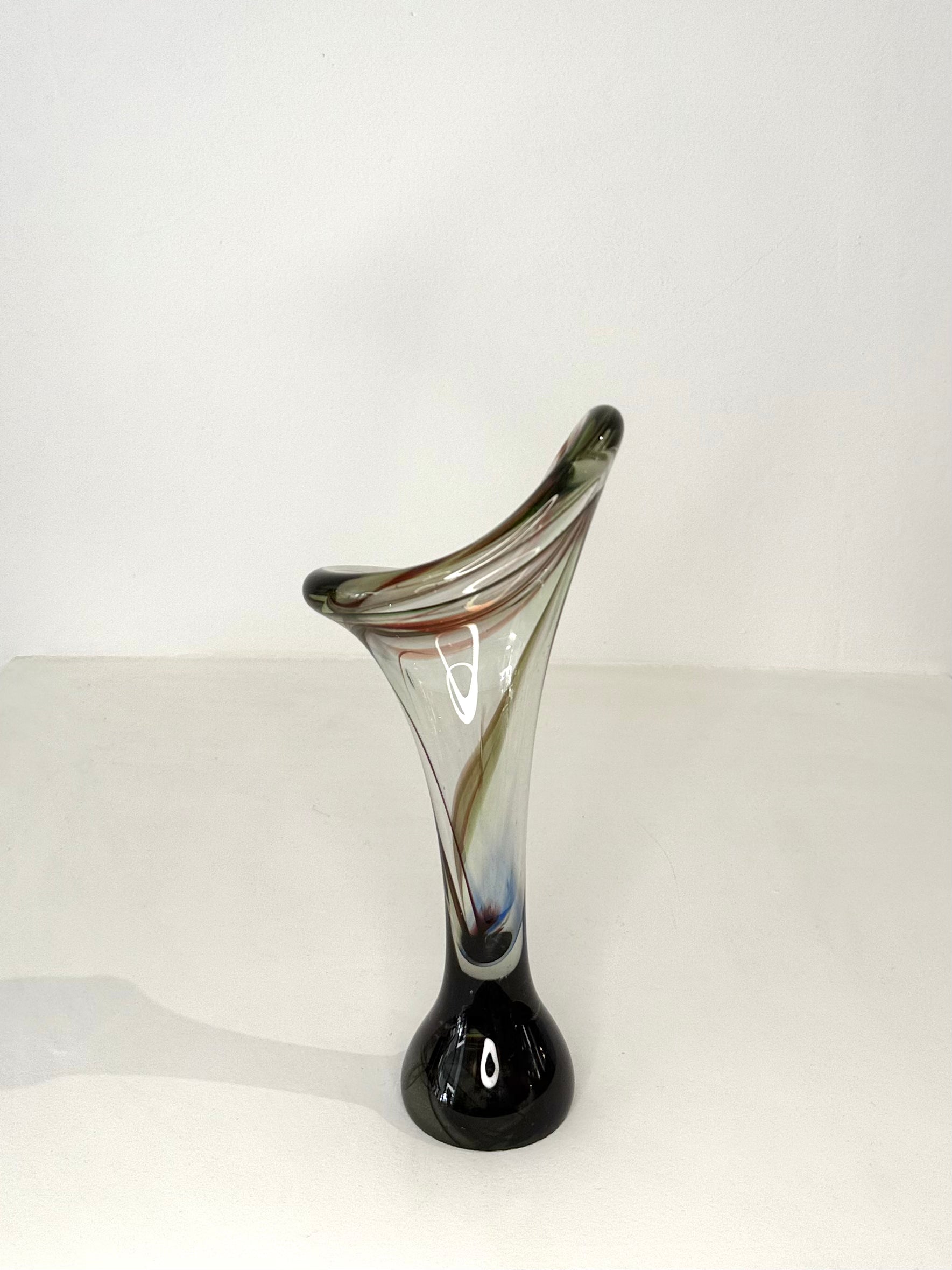 Vase Murano forme de lys