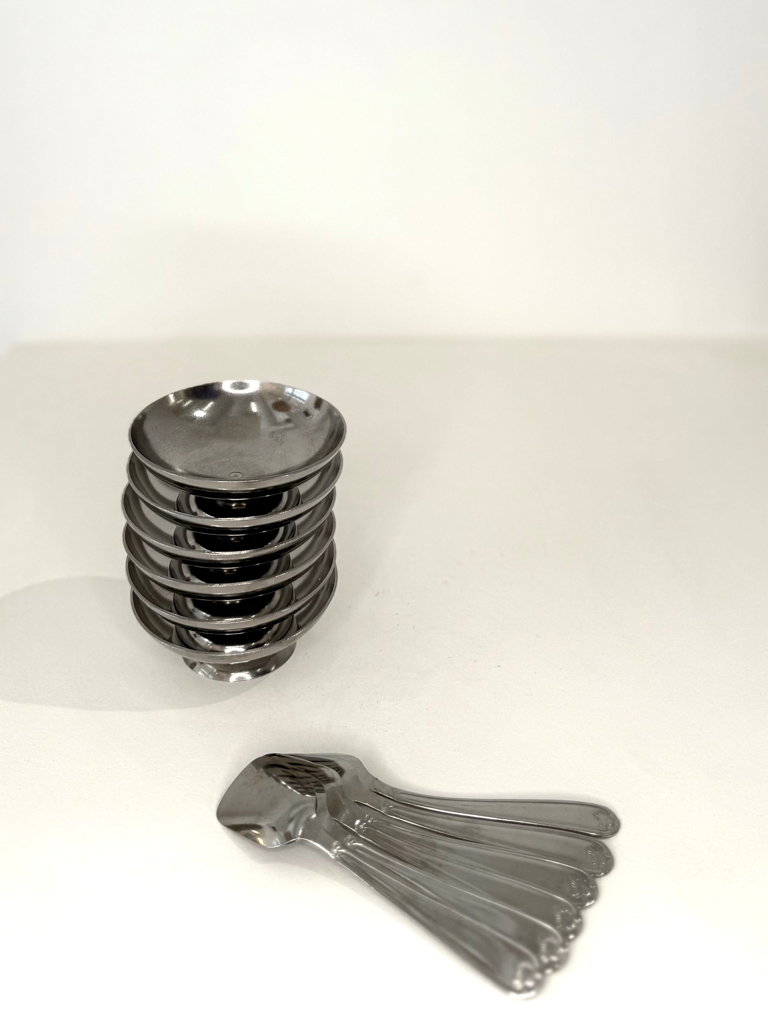 Service à glace Delinox, 1970s